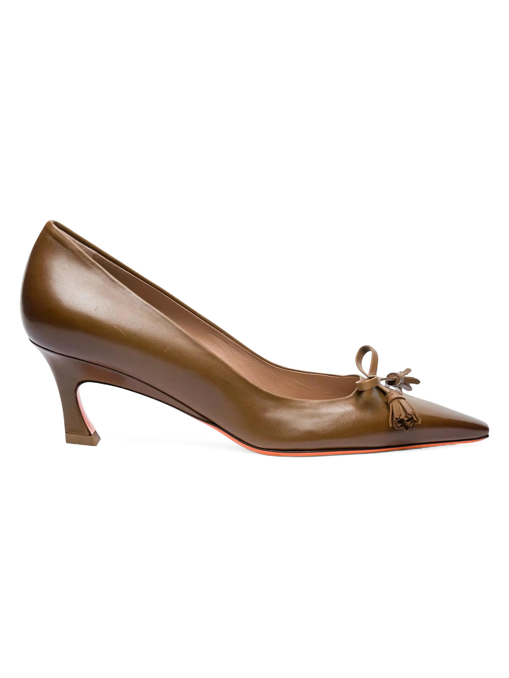 Women's Adri 55MM Leather Pumps - Light Brown - 1