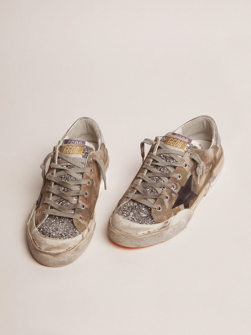Men’s Super-Star Penstar LAB sneakers in camouflage canvas with multi-foxing 2