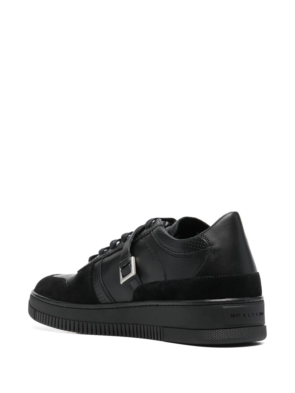 buckle-fastening low-top sneakers - 3