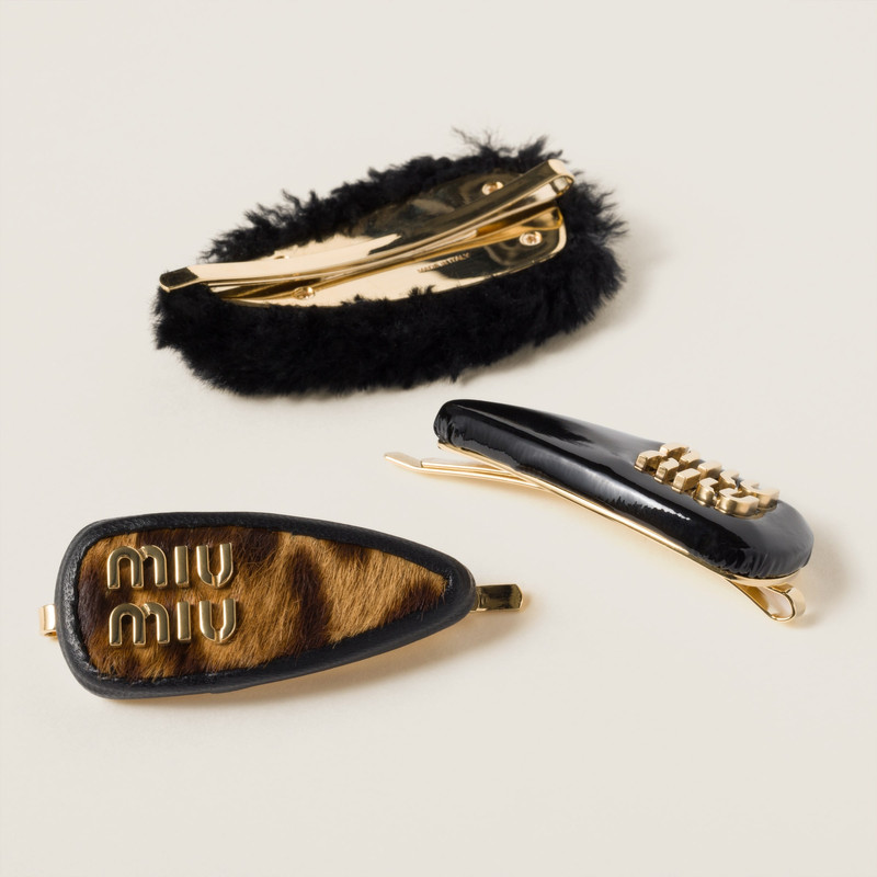 Miu Miu Hair clip set outlook