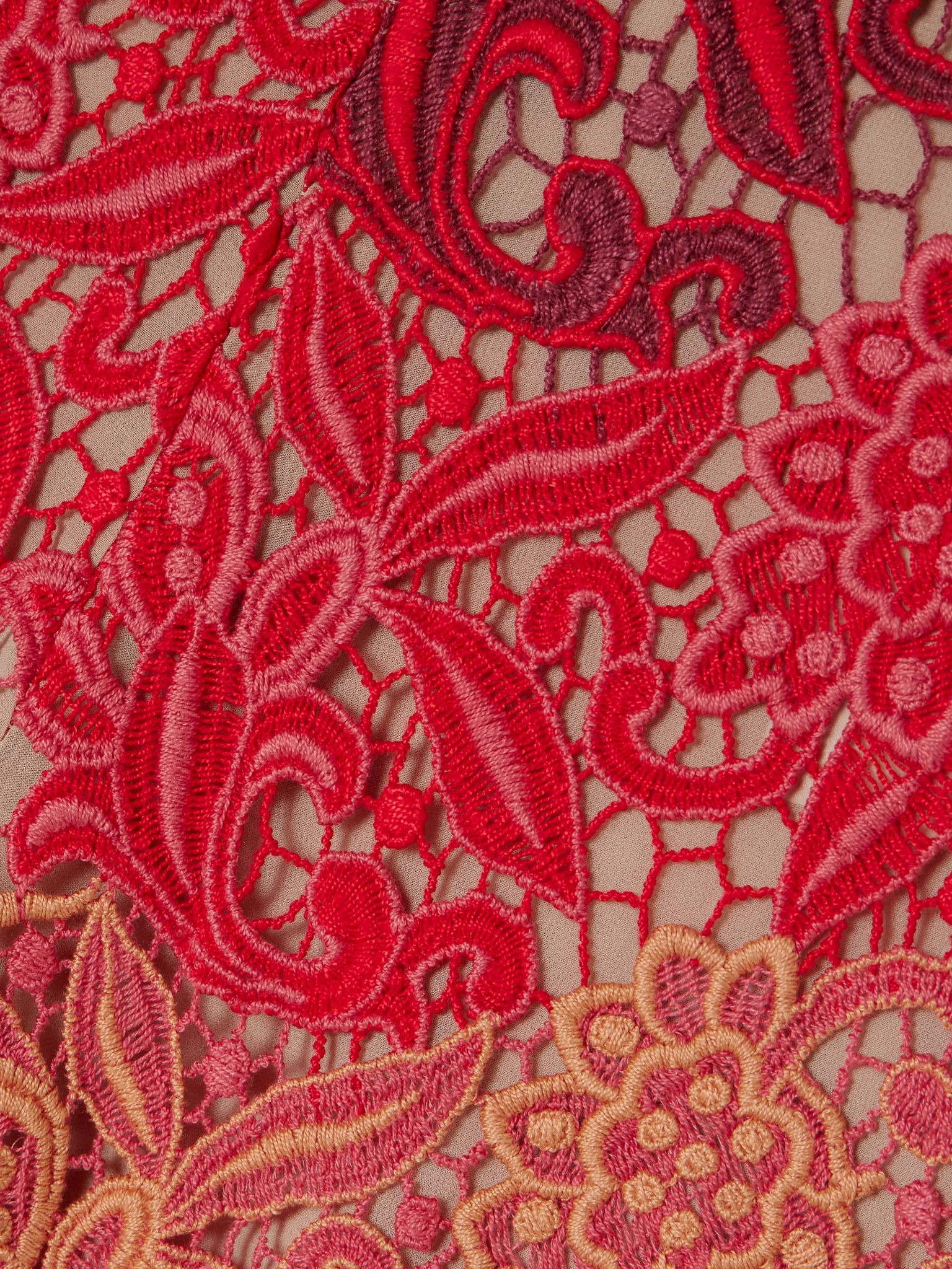 Macramé flared pants Multi - 4