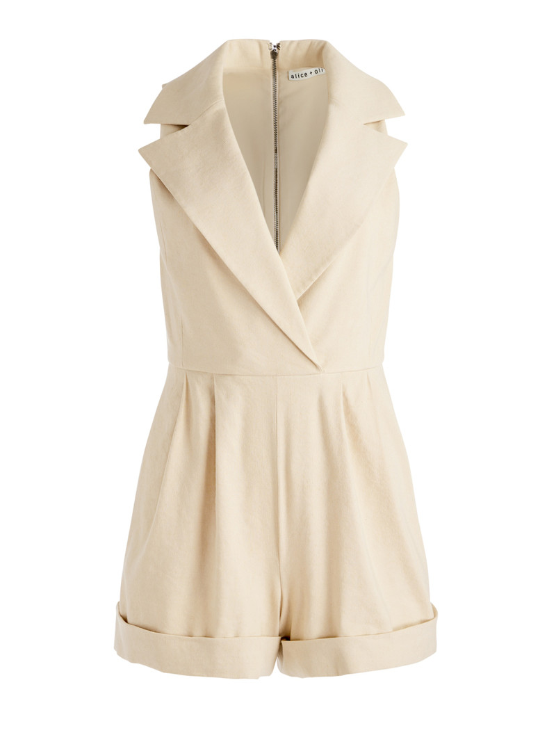 MERITT DOUBLE BREASTED TUXEDO ROMPER 1