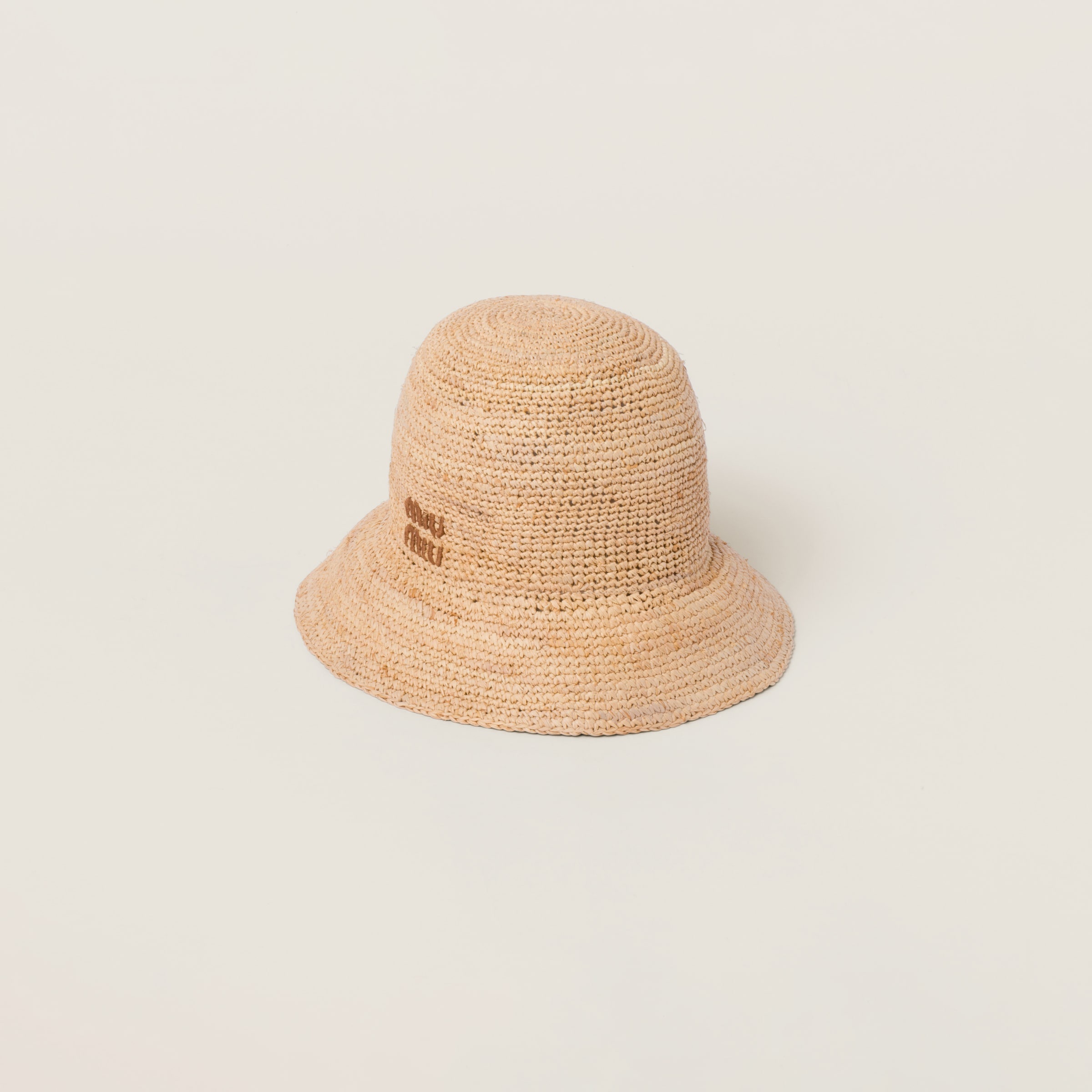 Woven fabric bucket hat - 1