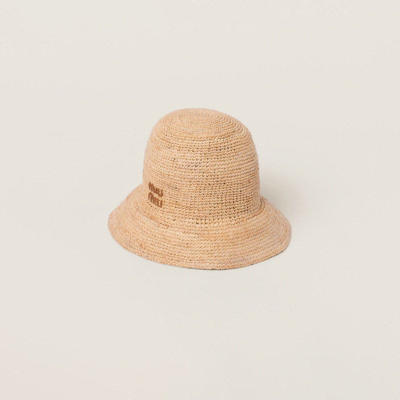 Woven fabric bucket hat 1