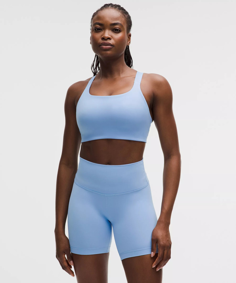Ultralu Square-Neck Workout Bra *Medium Support, D/DD Cup 1