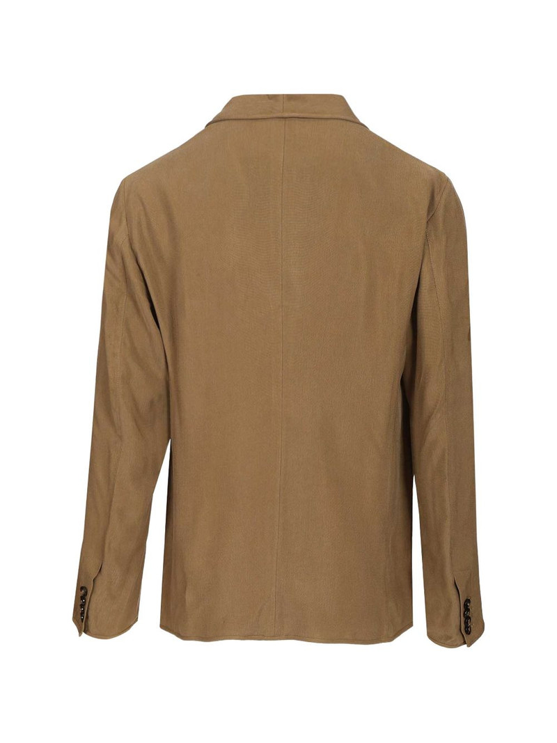GIORGIO ARMANI notched pocket blazer outlook