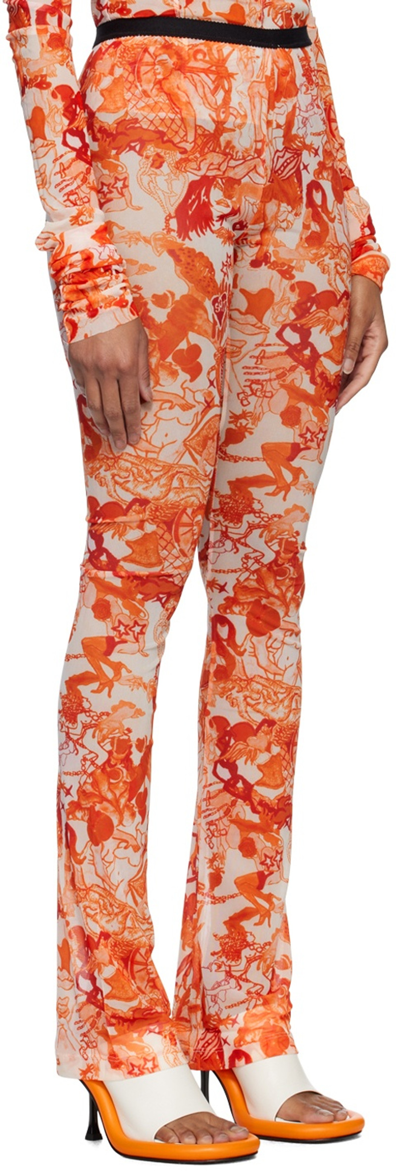 MARCO RAMBALDI SSENSE Exclusive Orange Trousers outlook
