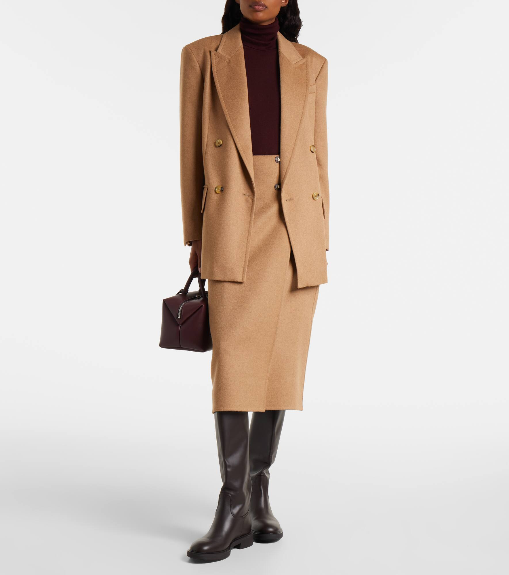 Curzio wool wrap skirt - 2