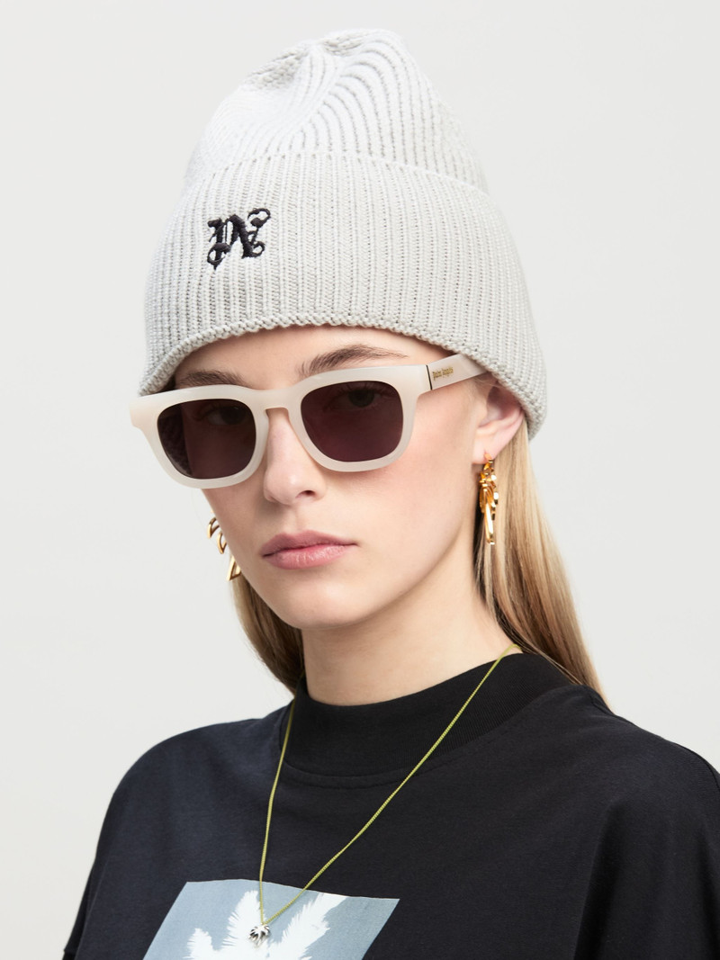 Palm Angels Monogram PA Beanie outlook