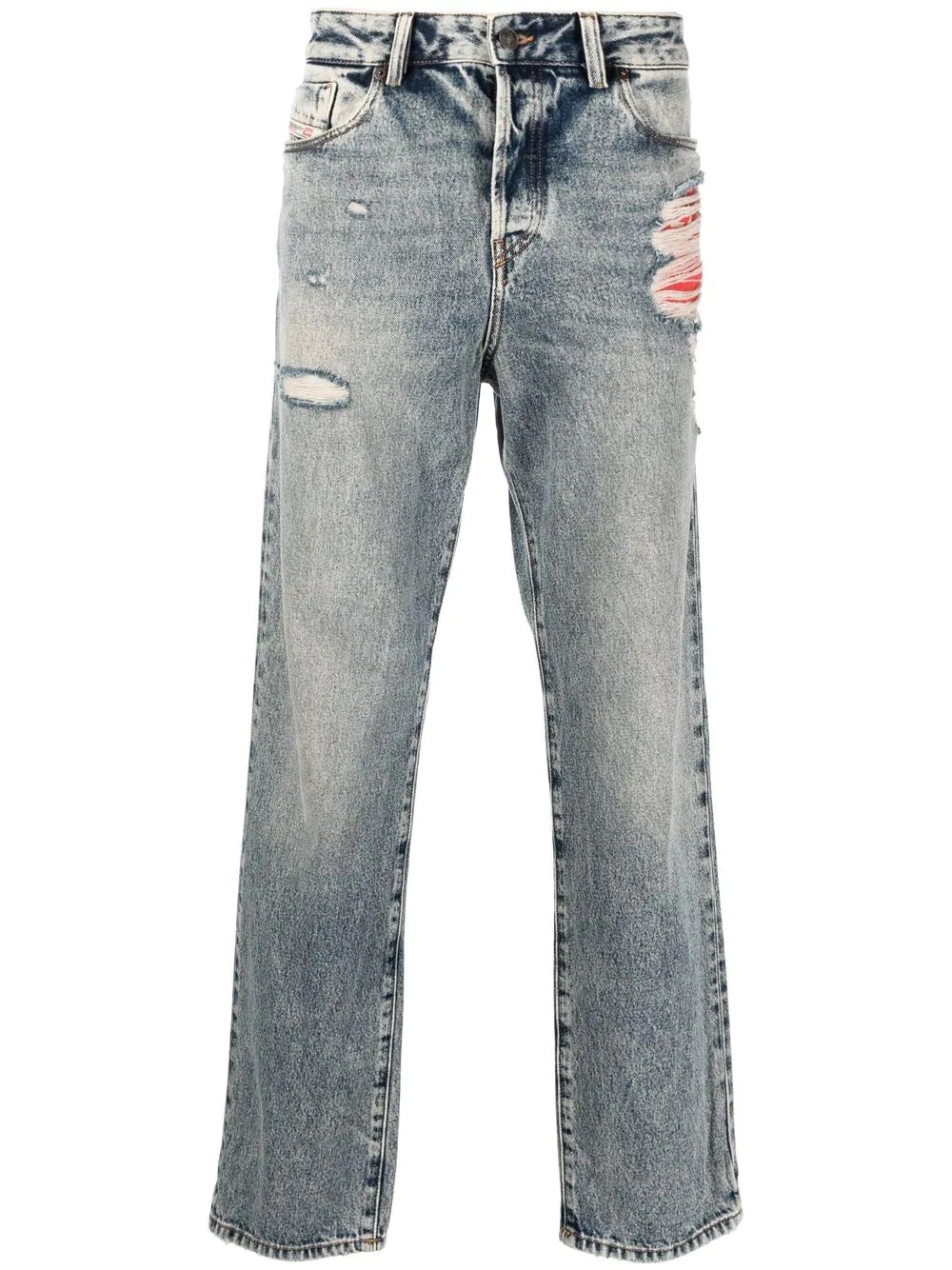 Diesel 1955 stonewash straight-leg jeans | REVERSIBLE