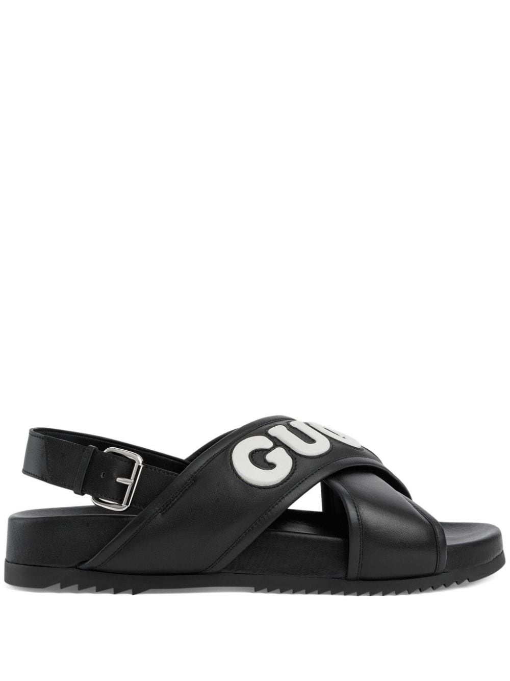 Gucci crisscross leather sandals - 1