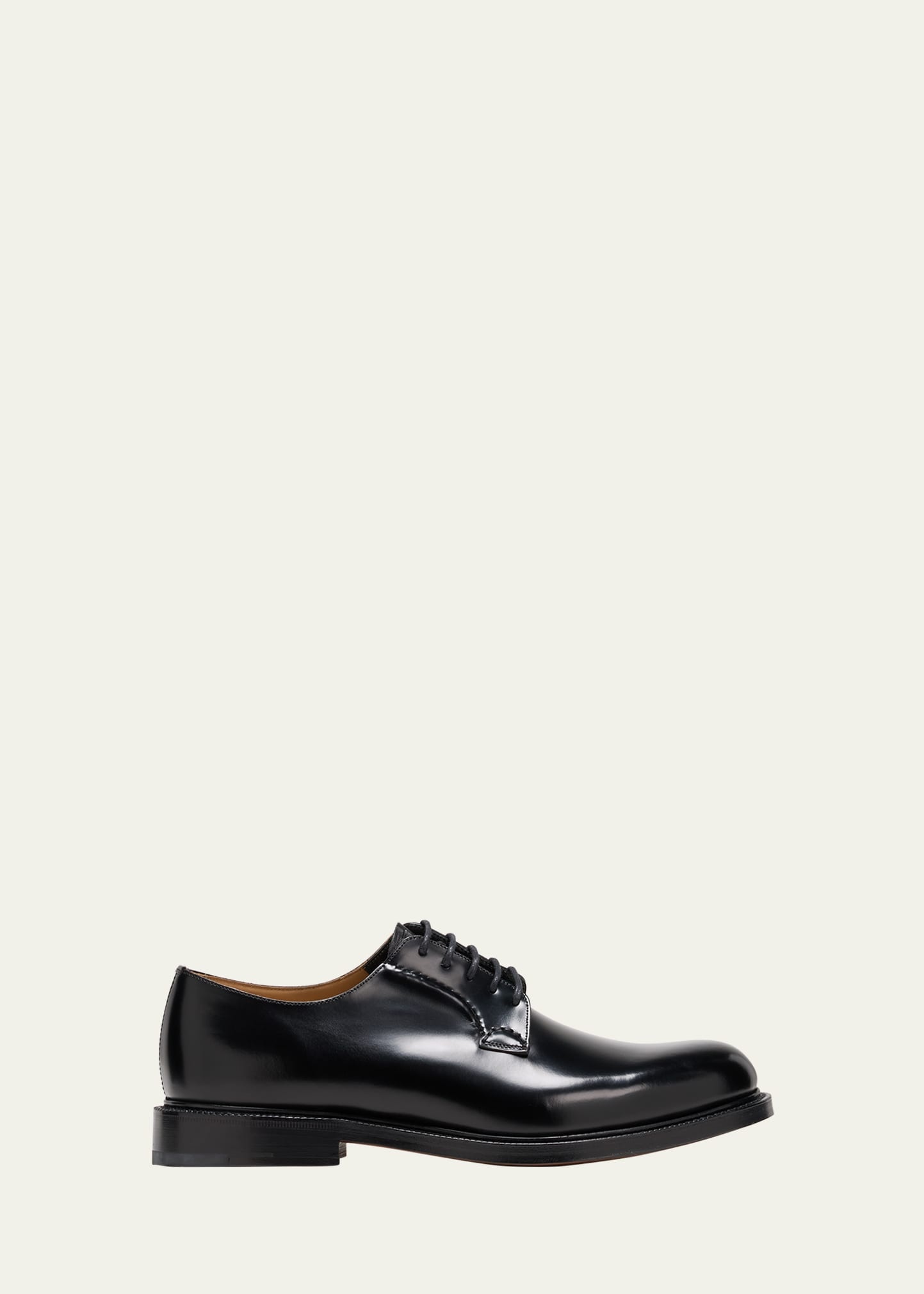 Men's Shannon Polished Leather Derby Shoes - 1