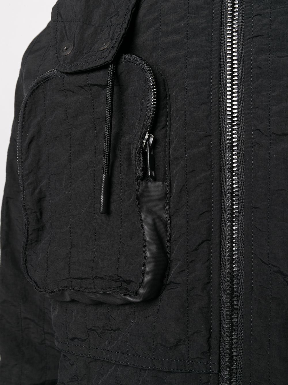 relaxed-fit hooded jacket - 5
