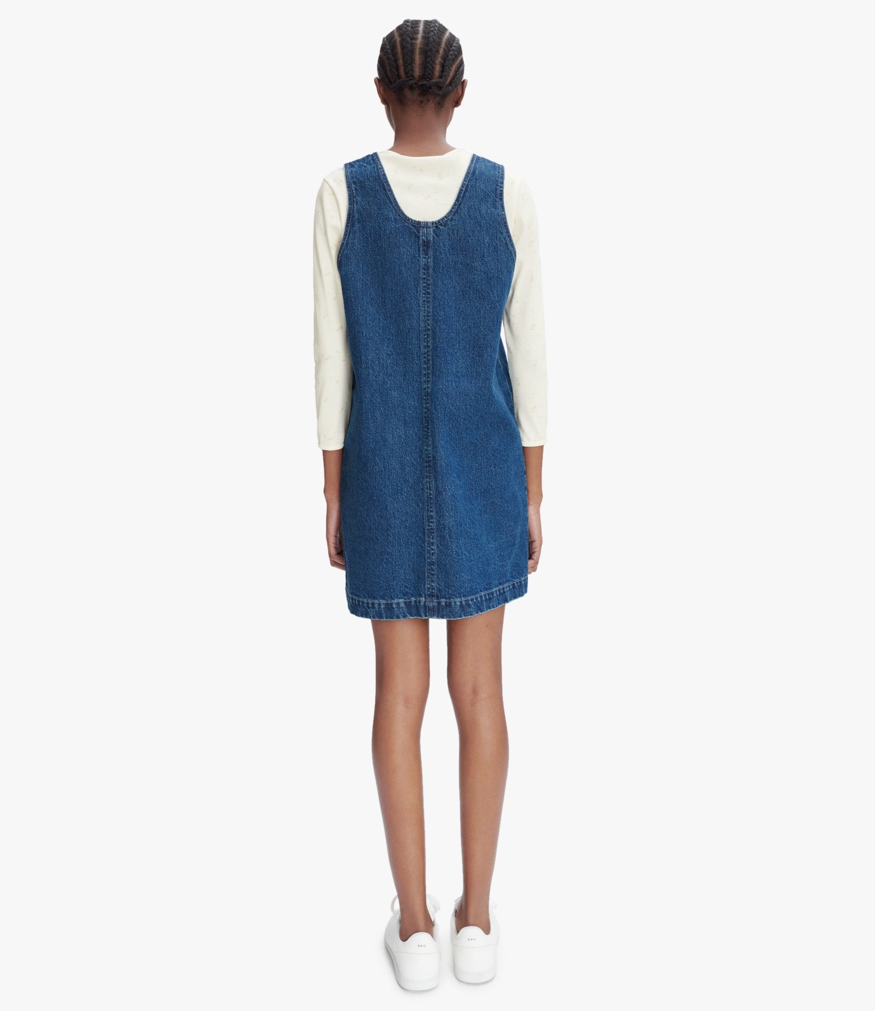 【A. P. C.】Dominic Denim Mini Dress/追跡可能/全国送料無料 A.P.C. DOMINIC DRESS | REVERSIBLE