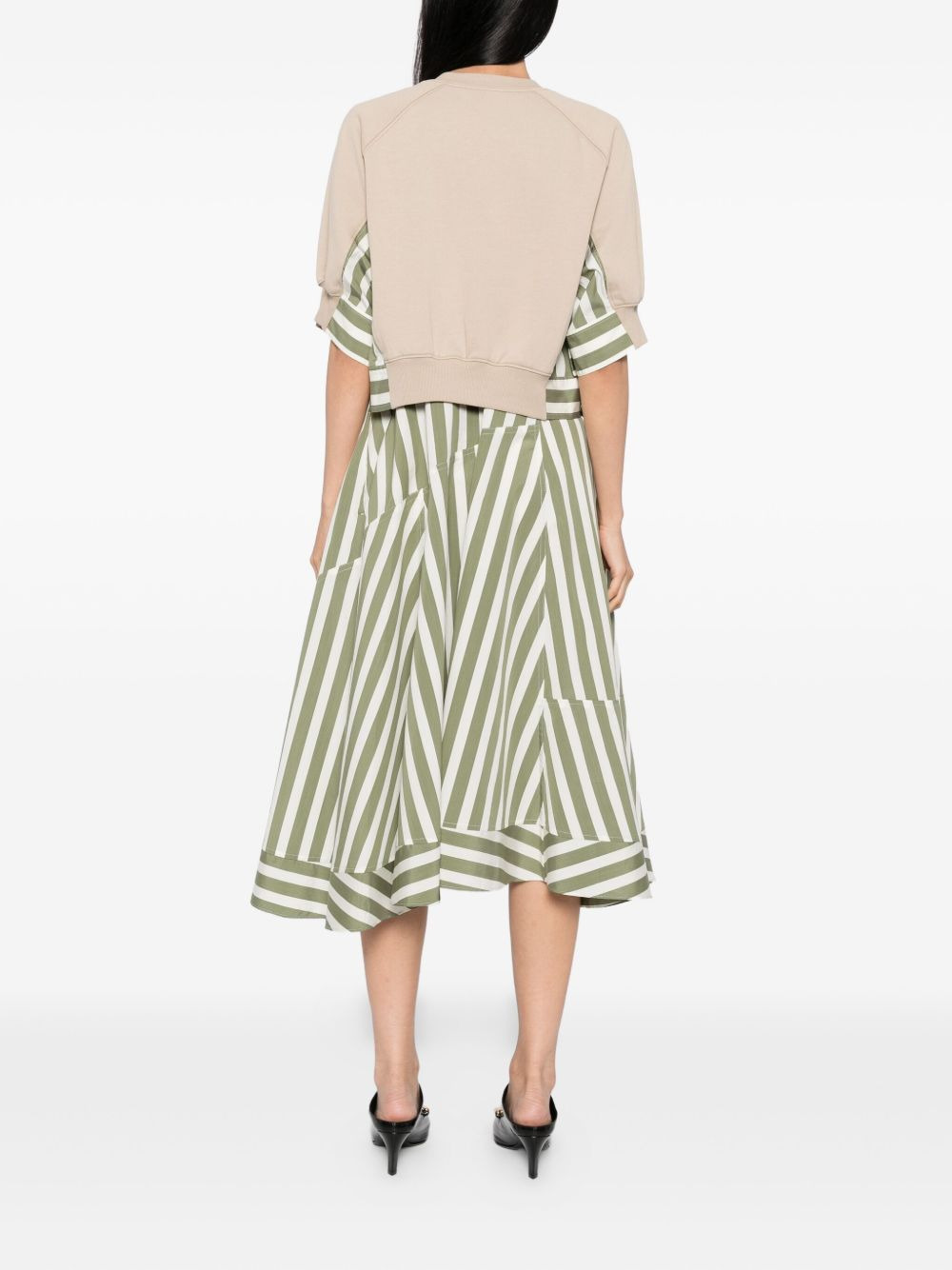 striped combo dress - 4