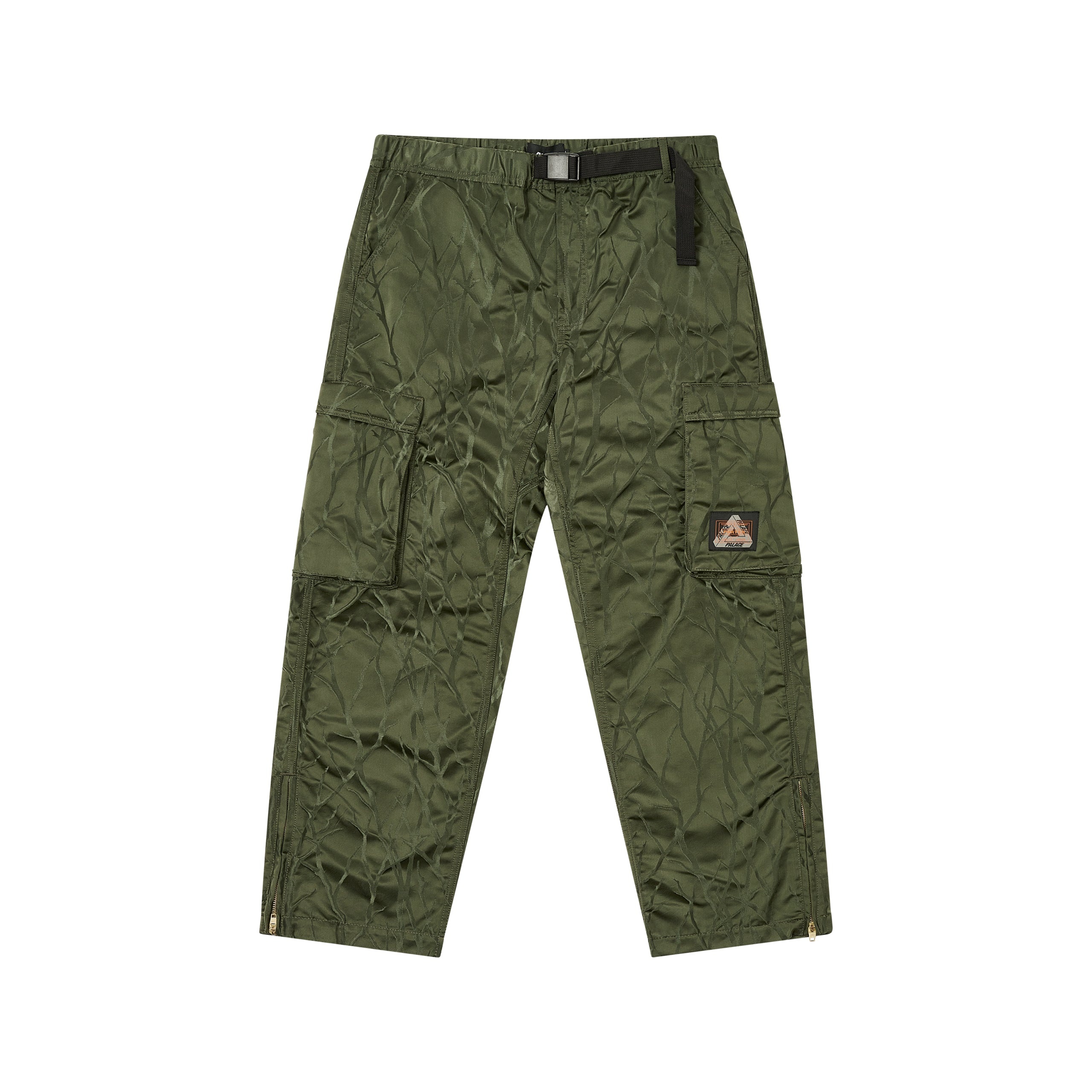 PALACE PORTER BELTER TROUSER OLIVE / JACQUARD - 1