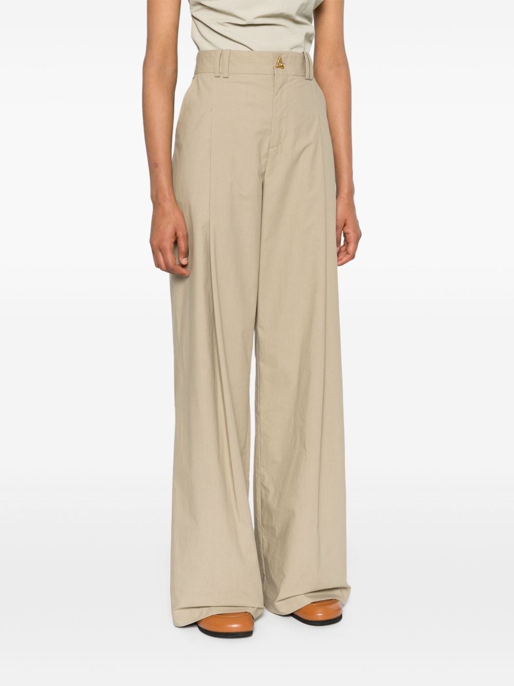 Wellen poplin palazzo pants - 3