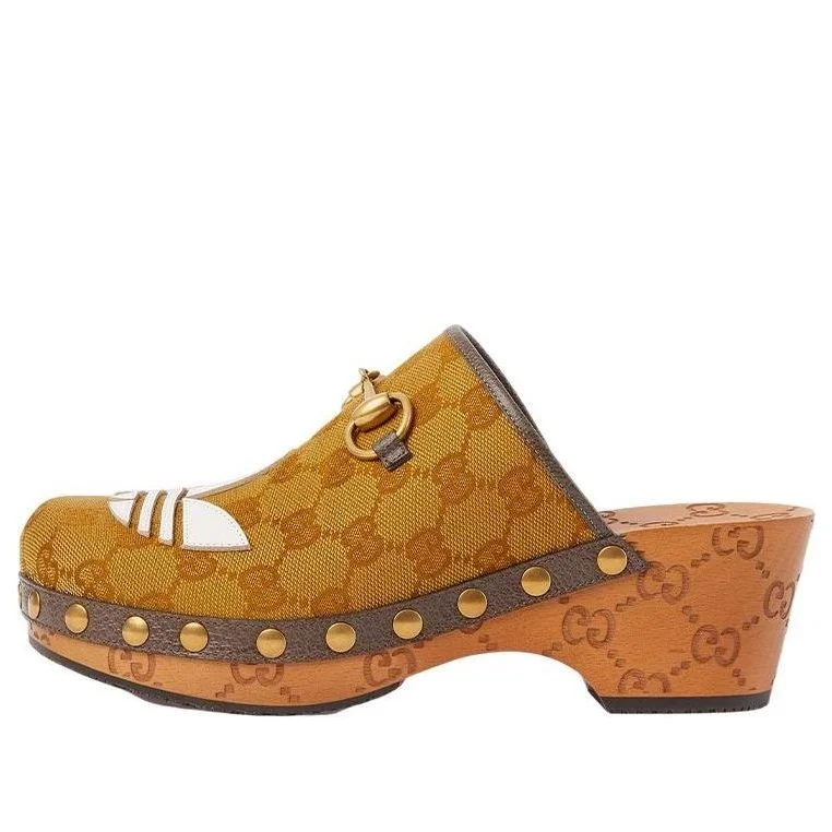 (WMNS) Gucci Horsebit Clog x Adidas 'GG Monogram' 702237-UWV10-7161 - 1