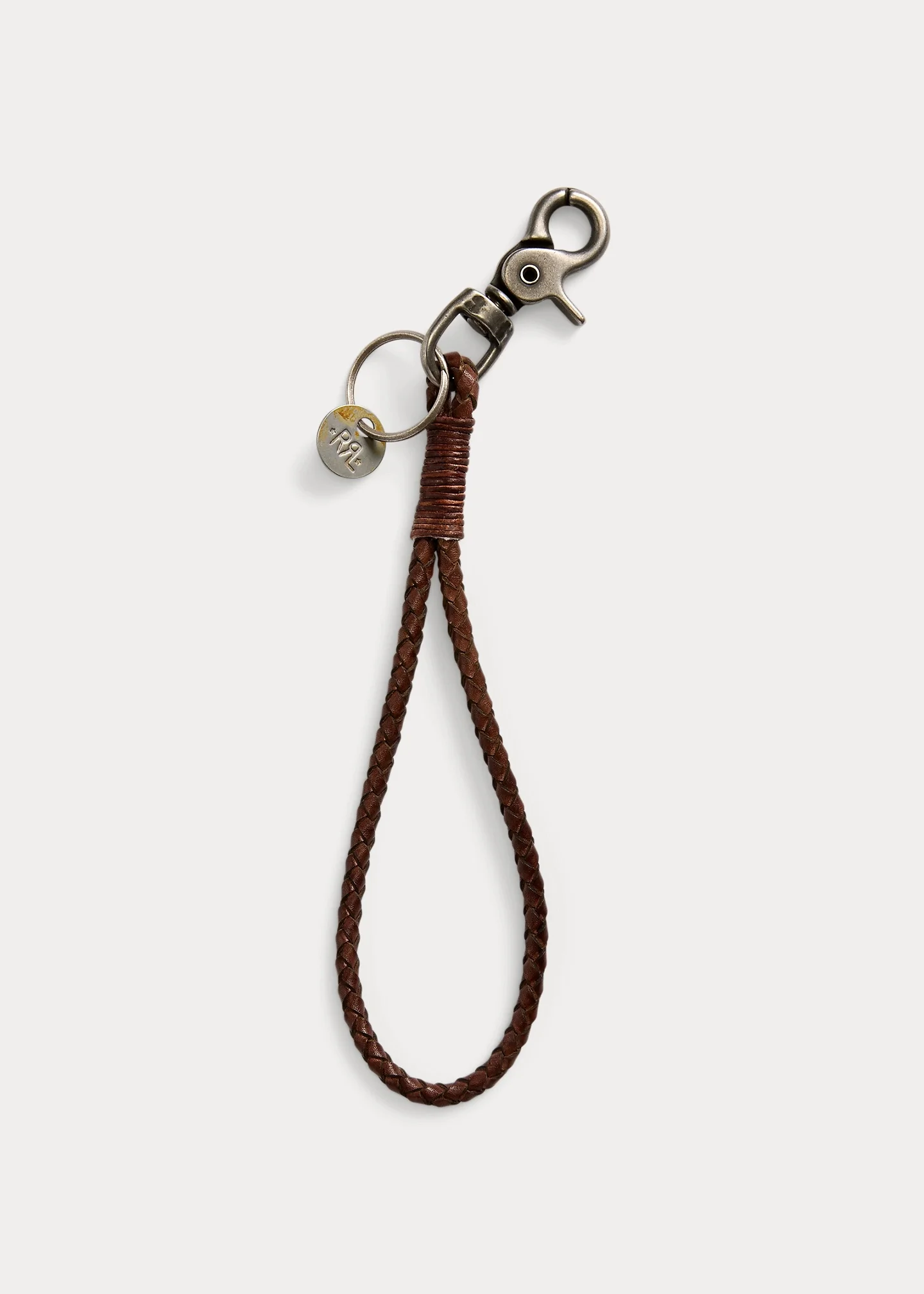 Braided Leather Key Fob - 1