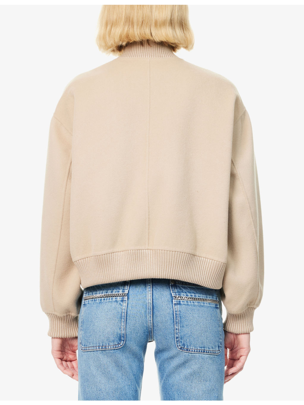 Zelante Logo-Embroidered Wool-Blend Bomber Jacket - 4