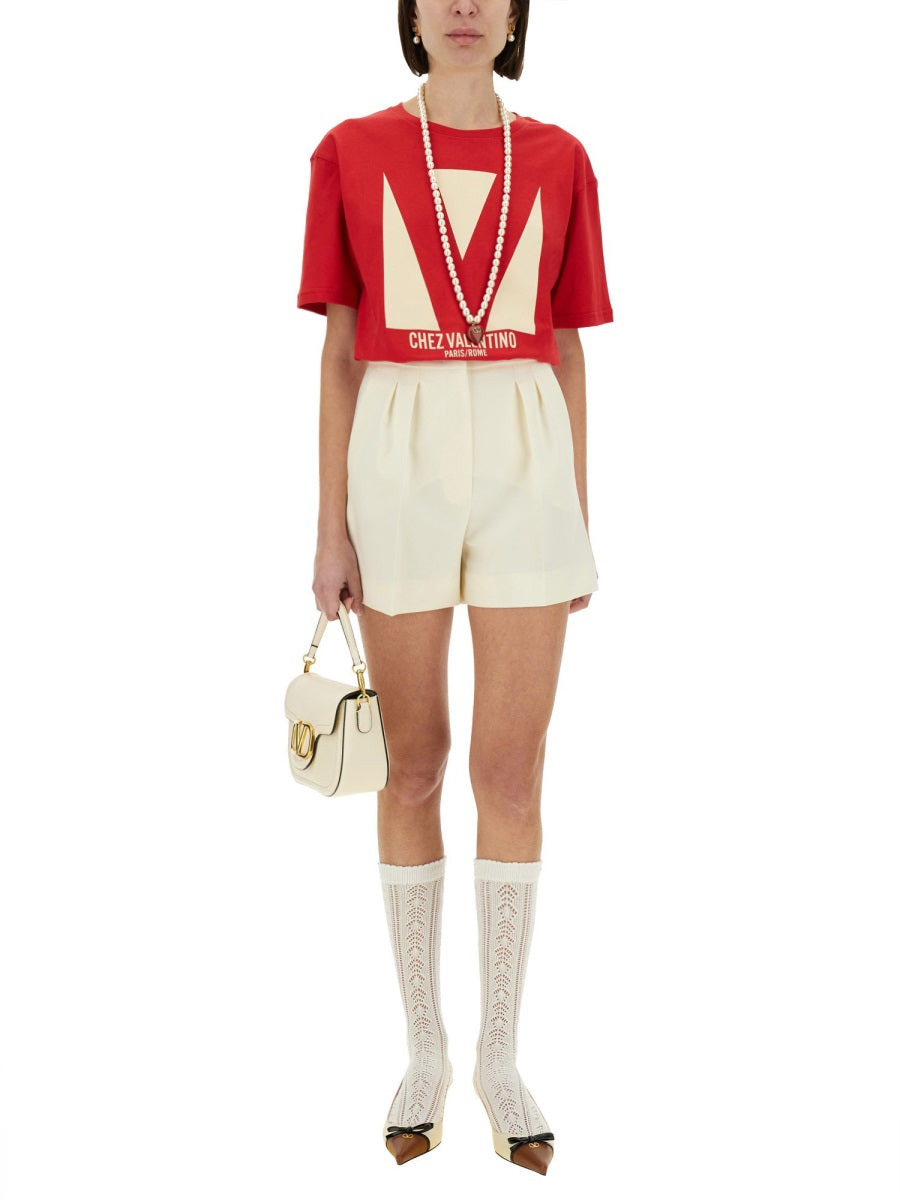 Valentino Women "Chez Valentino" Print T-Shirt - 2
