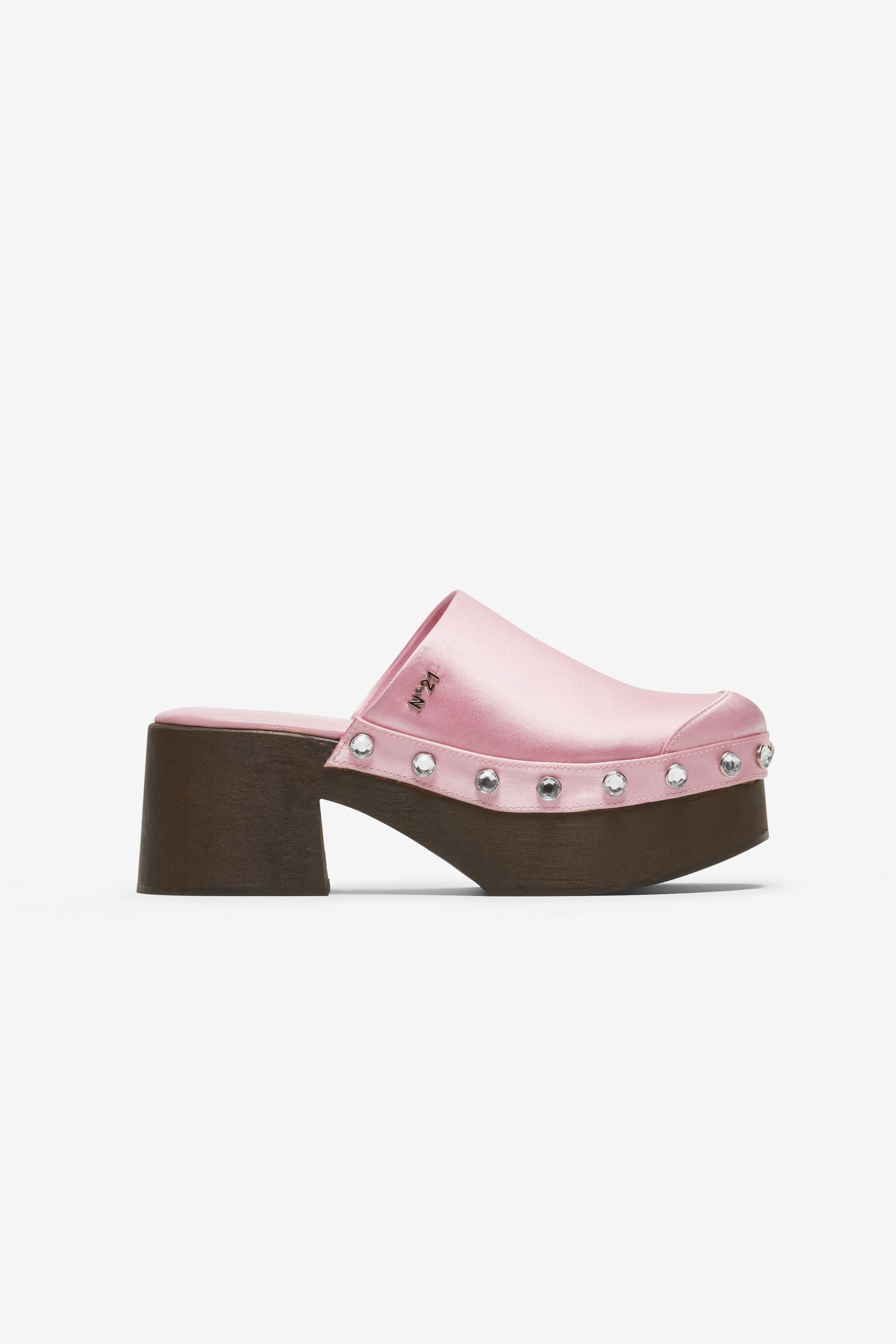 CRYSTAL-EMBELLISHED CLOGS - 1