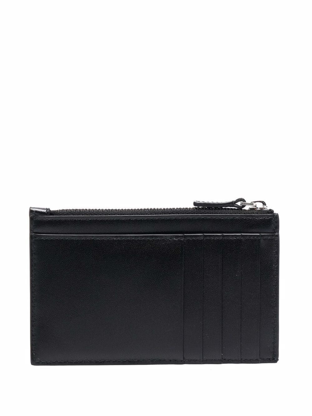 patch-detail leather cardholder - 2