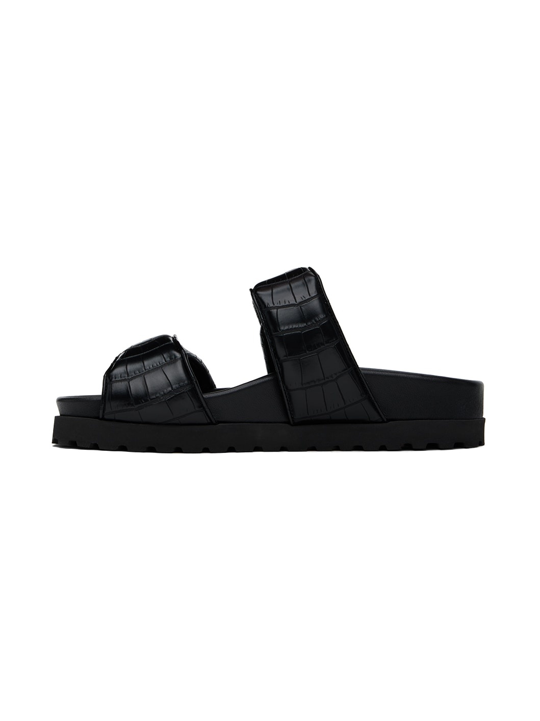 Black Perni 11 Croc Sandals - 3