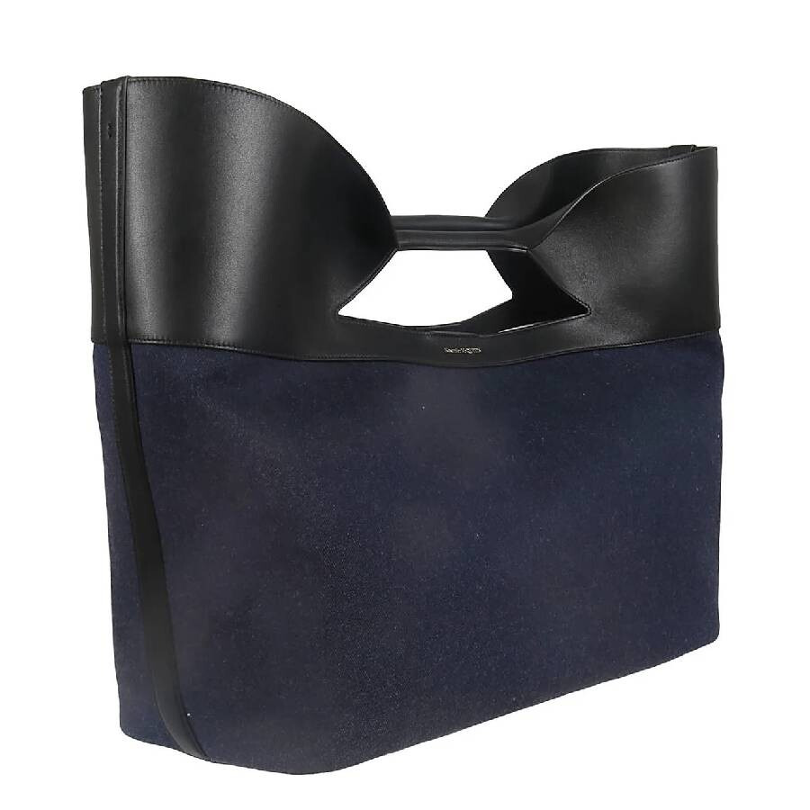 Alexander Mcqueen Logo-Print Bow Detailed Bag - 3