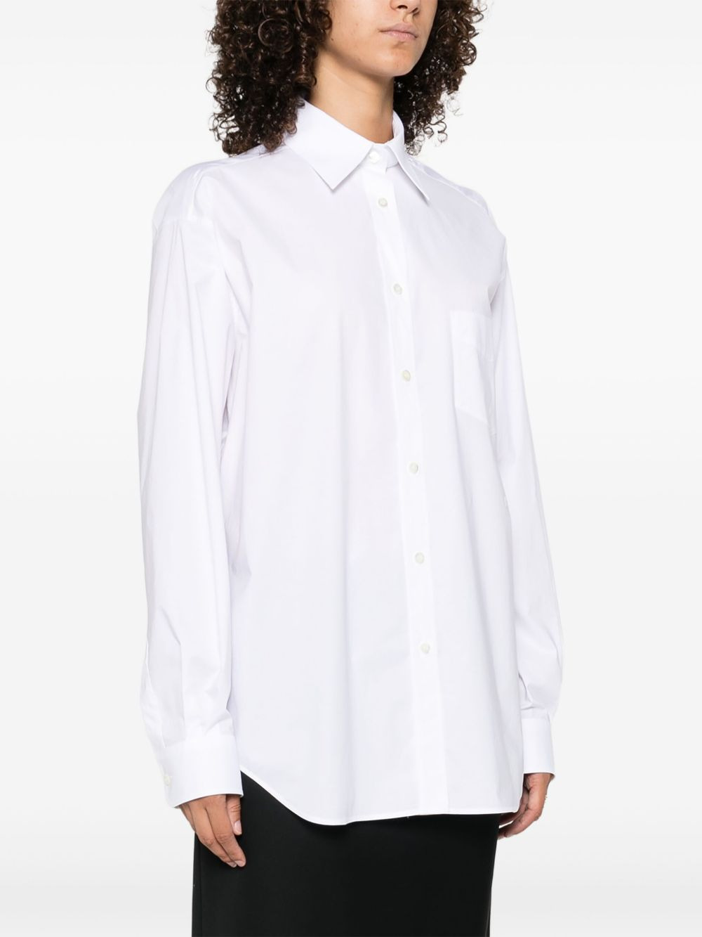 long-sleeved button-up shirt - 3