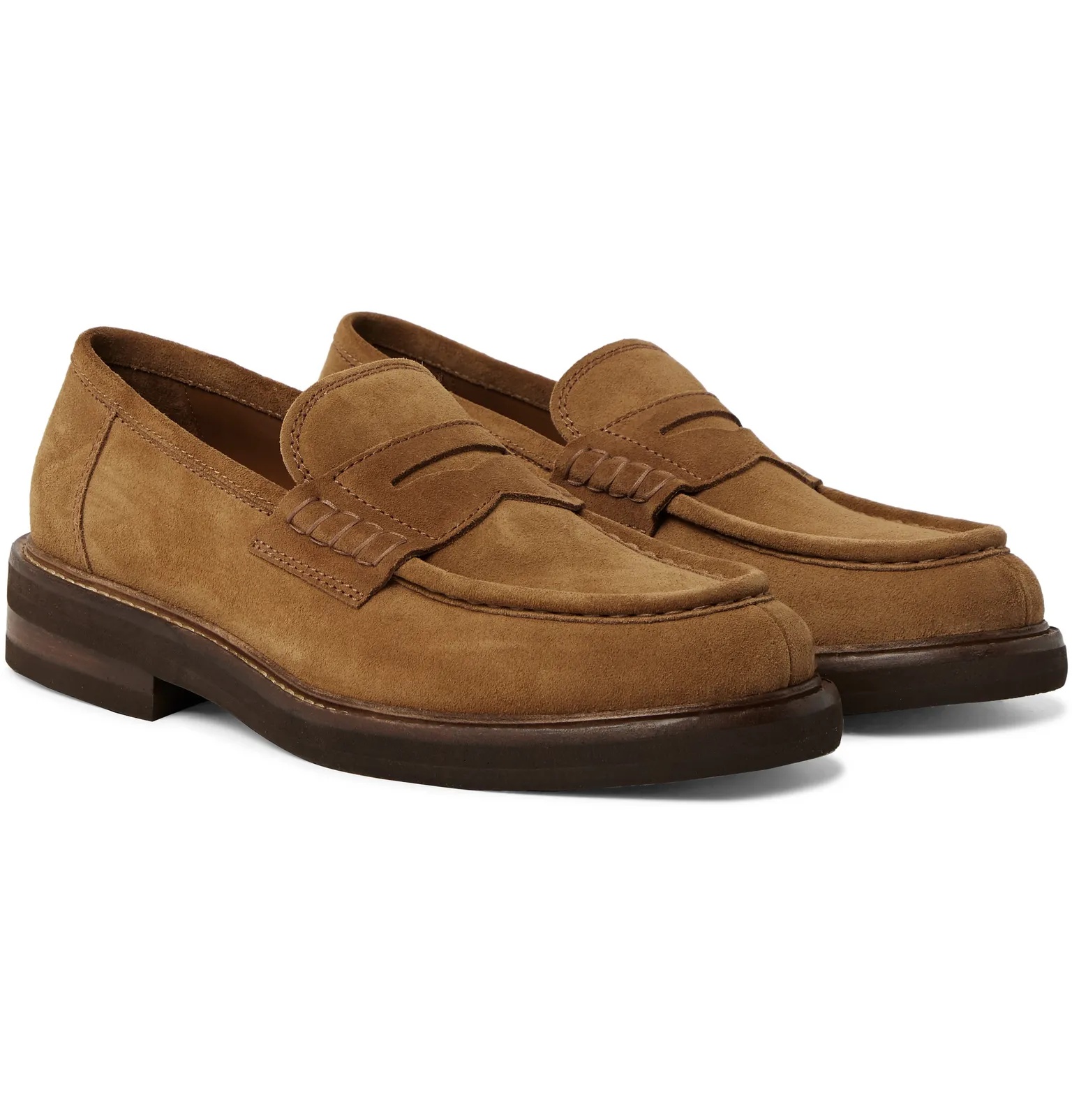 Suede Penny Loafers - 2