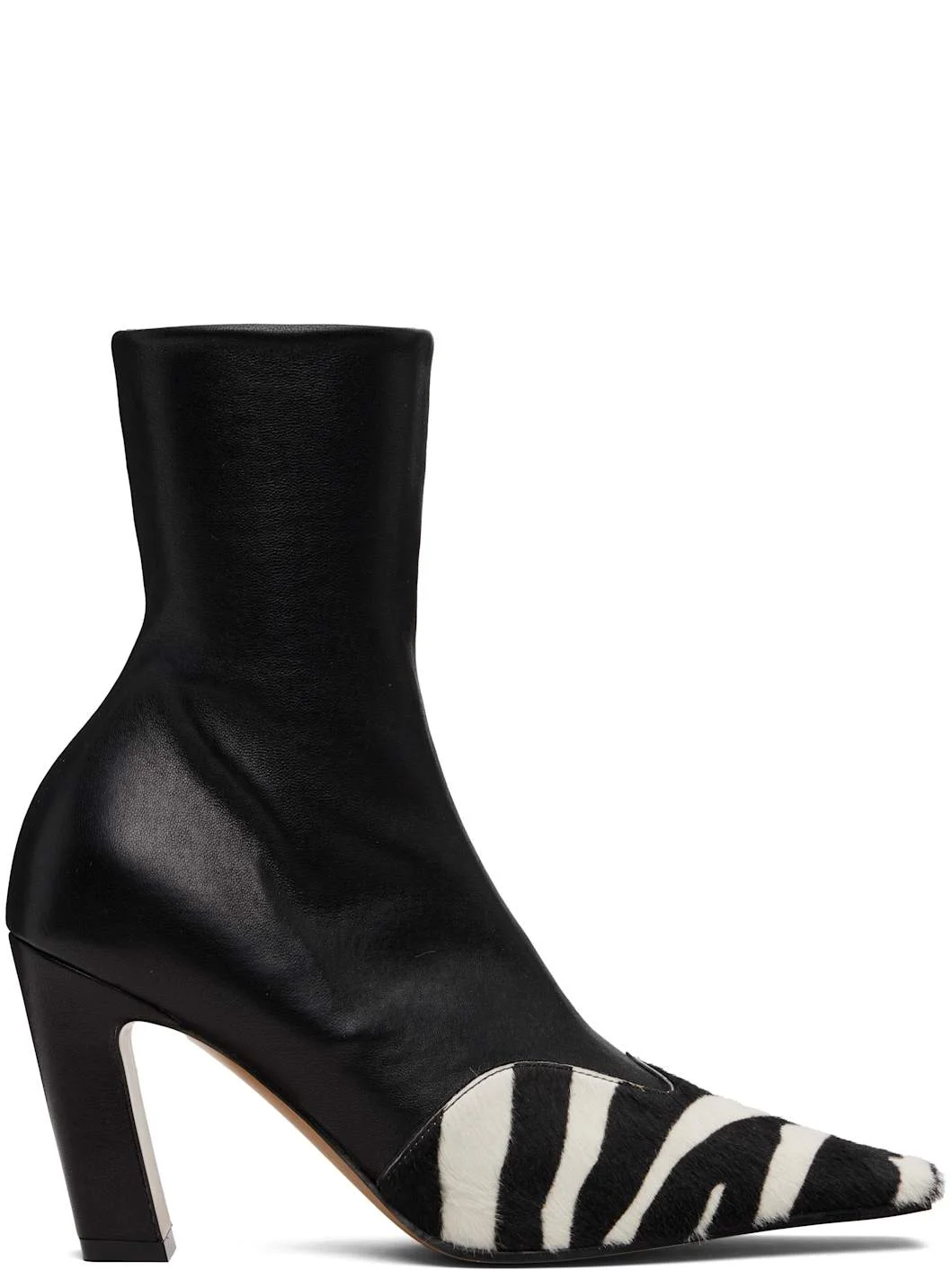 Black & White Nevada Stretch High Boots - 1