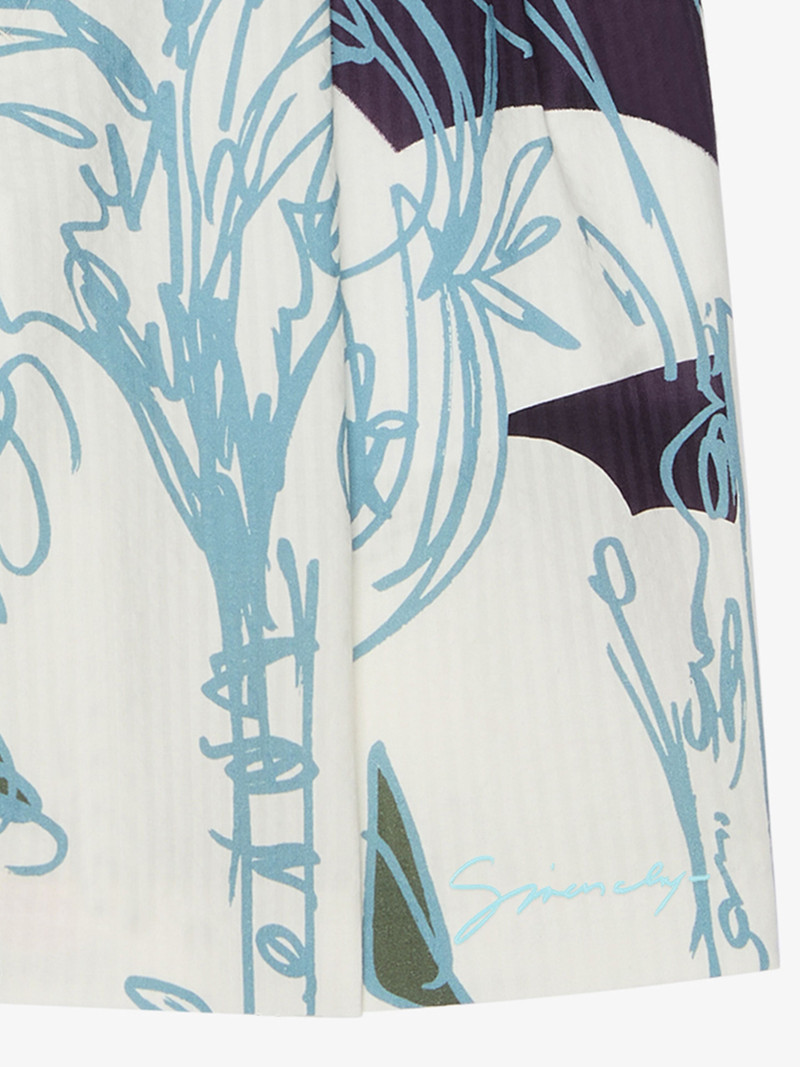 PRINTED BERMUDA SHORTS IN SEERSUCKER COTTON 4