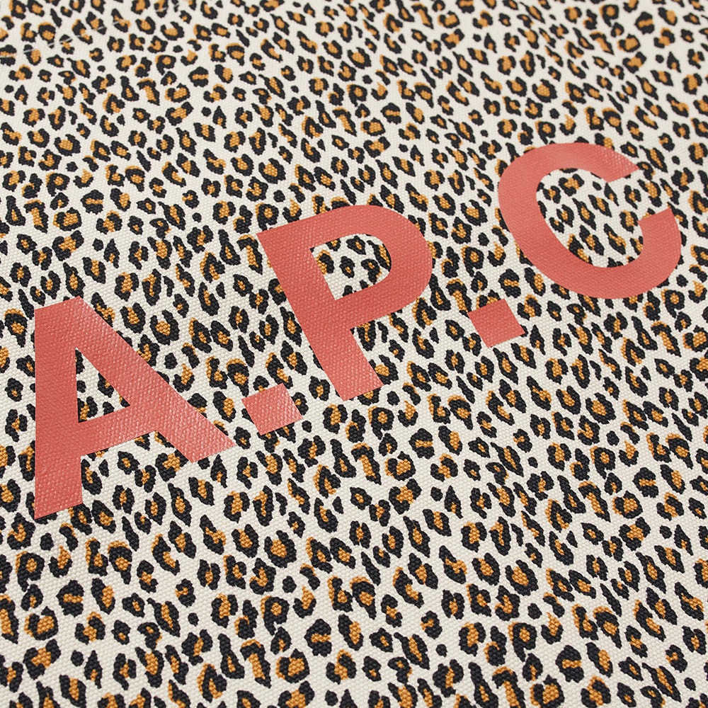 A.P.C Diane Leopard Print Shopping Bag - 2