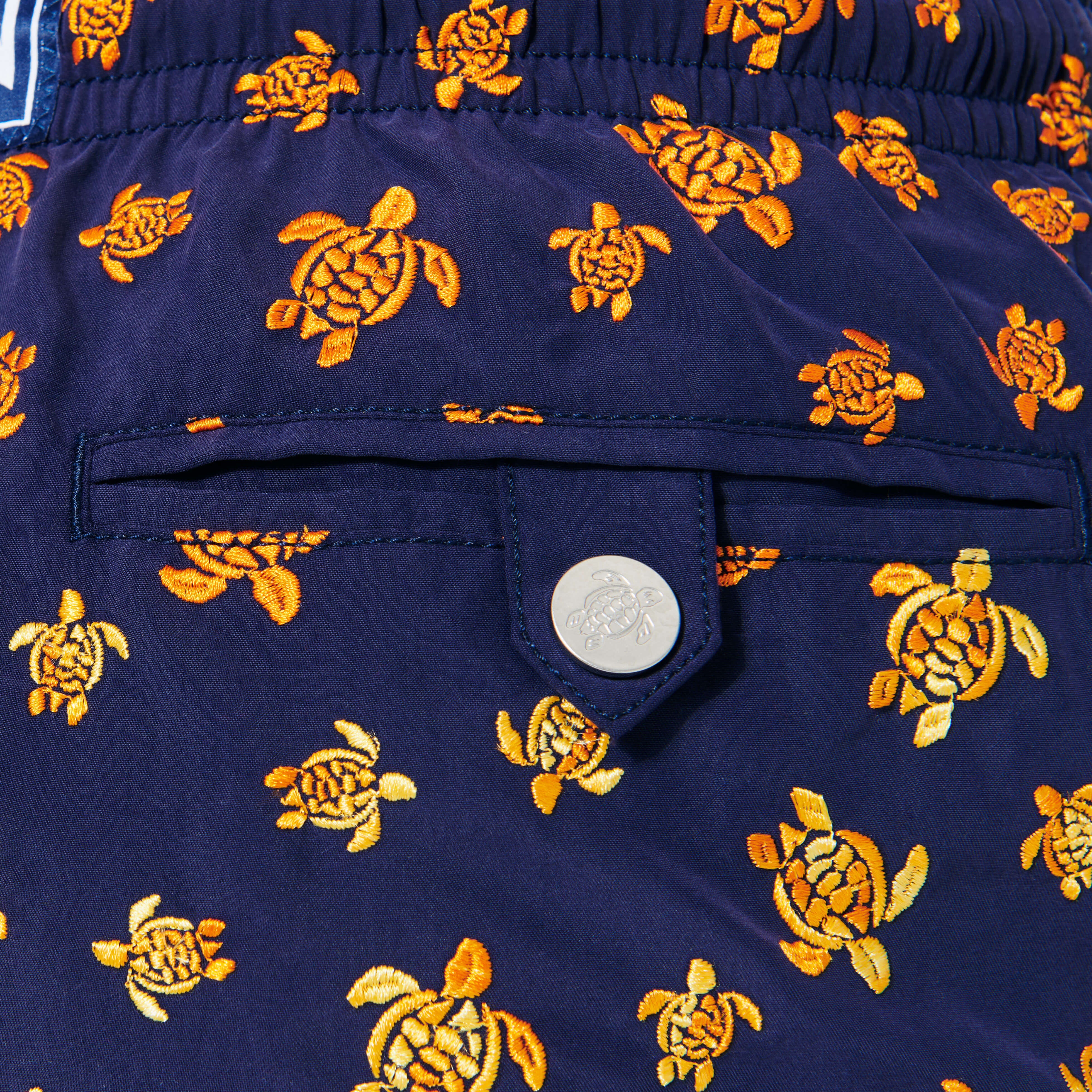 Men Embroidered Swim Trunks Micro Ronde Des Tortues - Limited Edition - 7