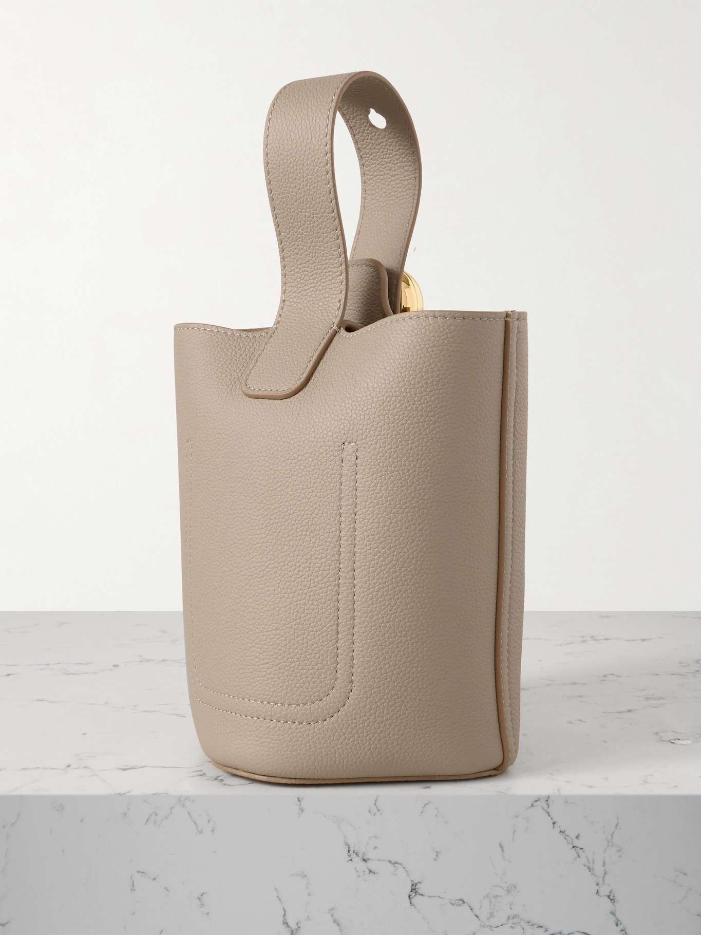 Pebble mini leather tote - 3