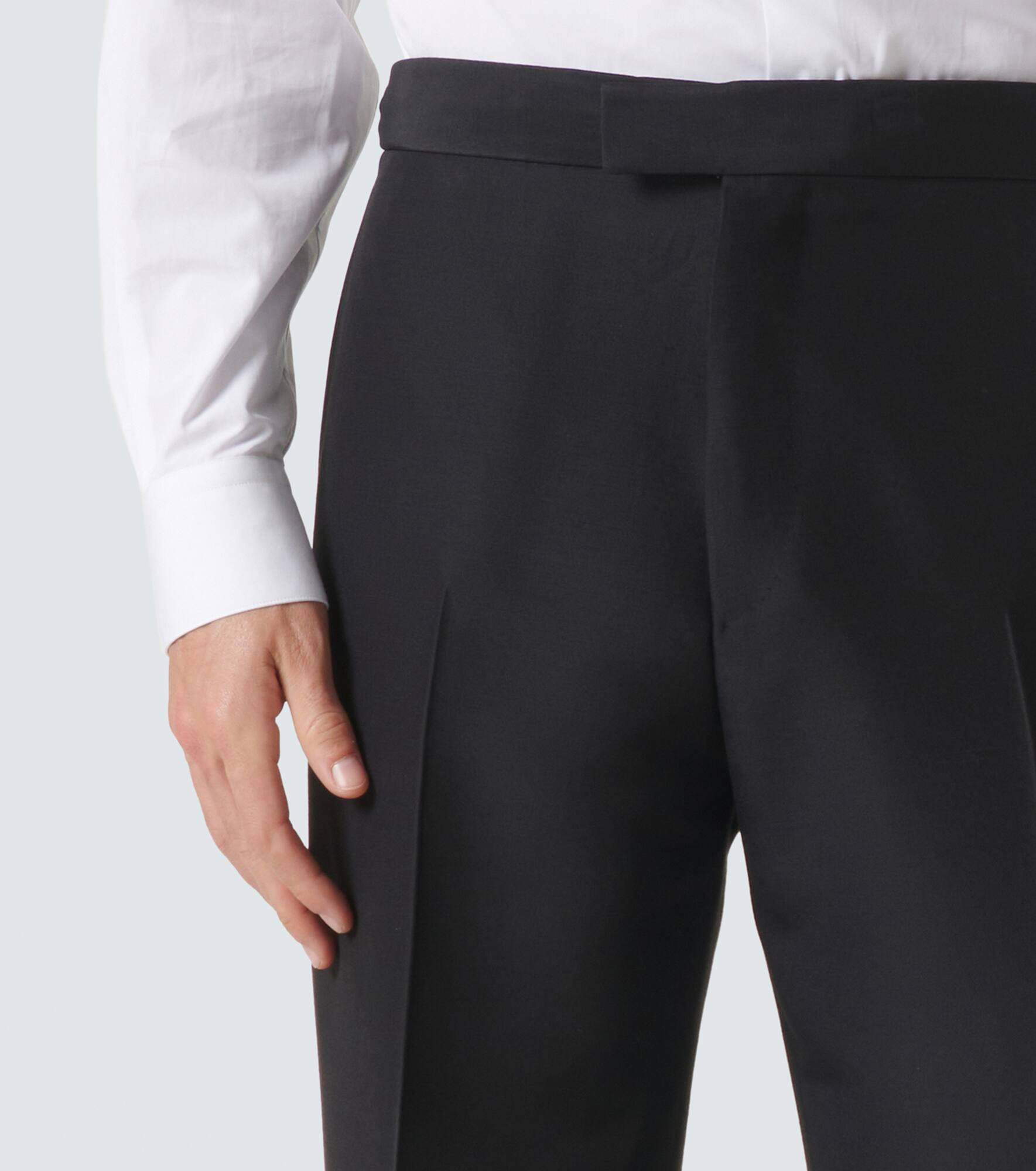Wool and silk suit pants - 5
