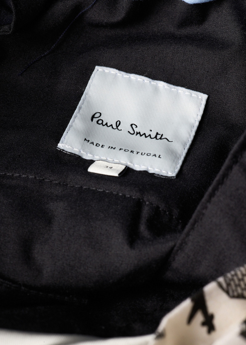 Washed Navy Cotton-Lyocell Tie-Waist Trousers 3
