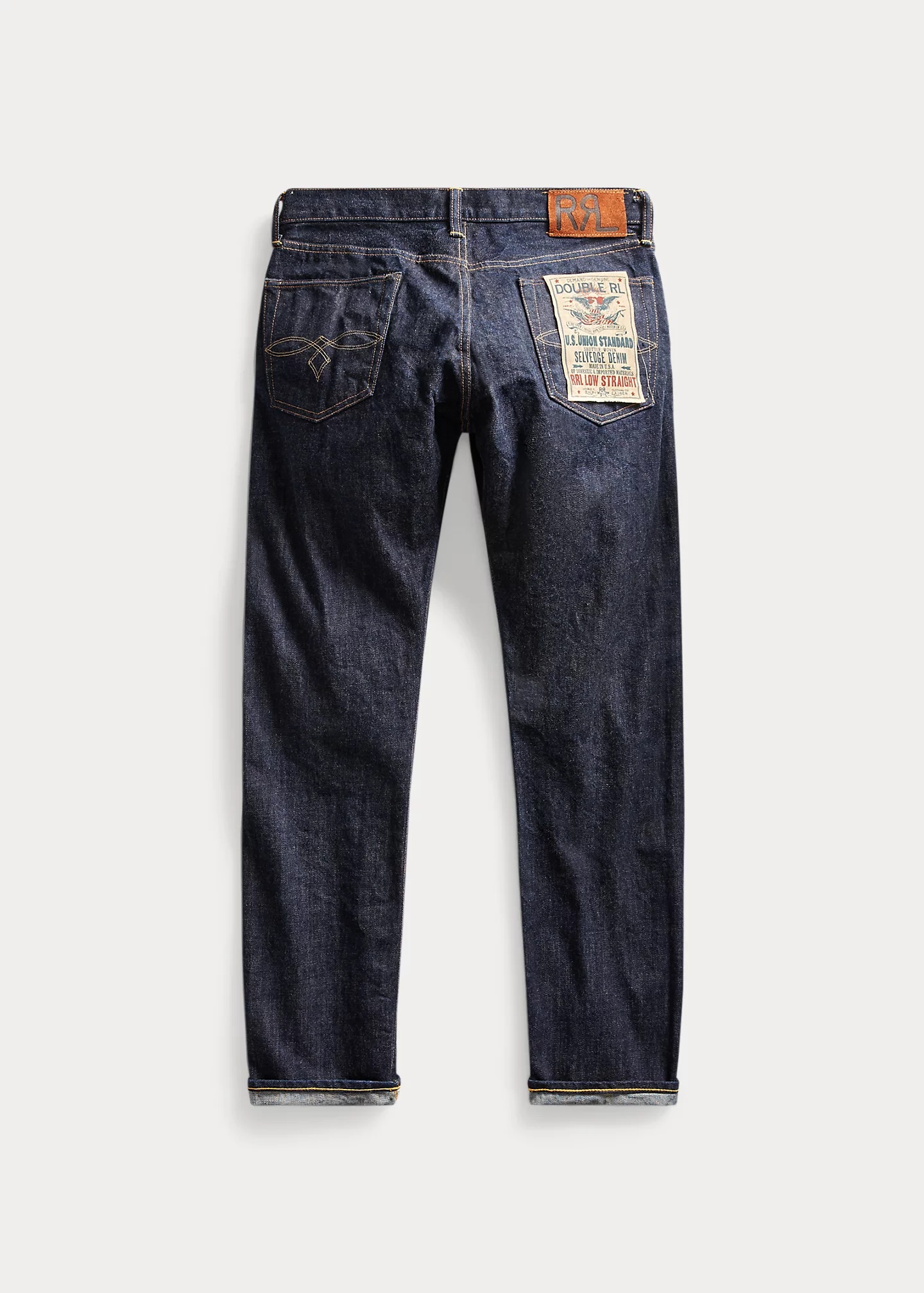 Low Straight Once-Washed Selvedge Jean - 3