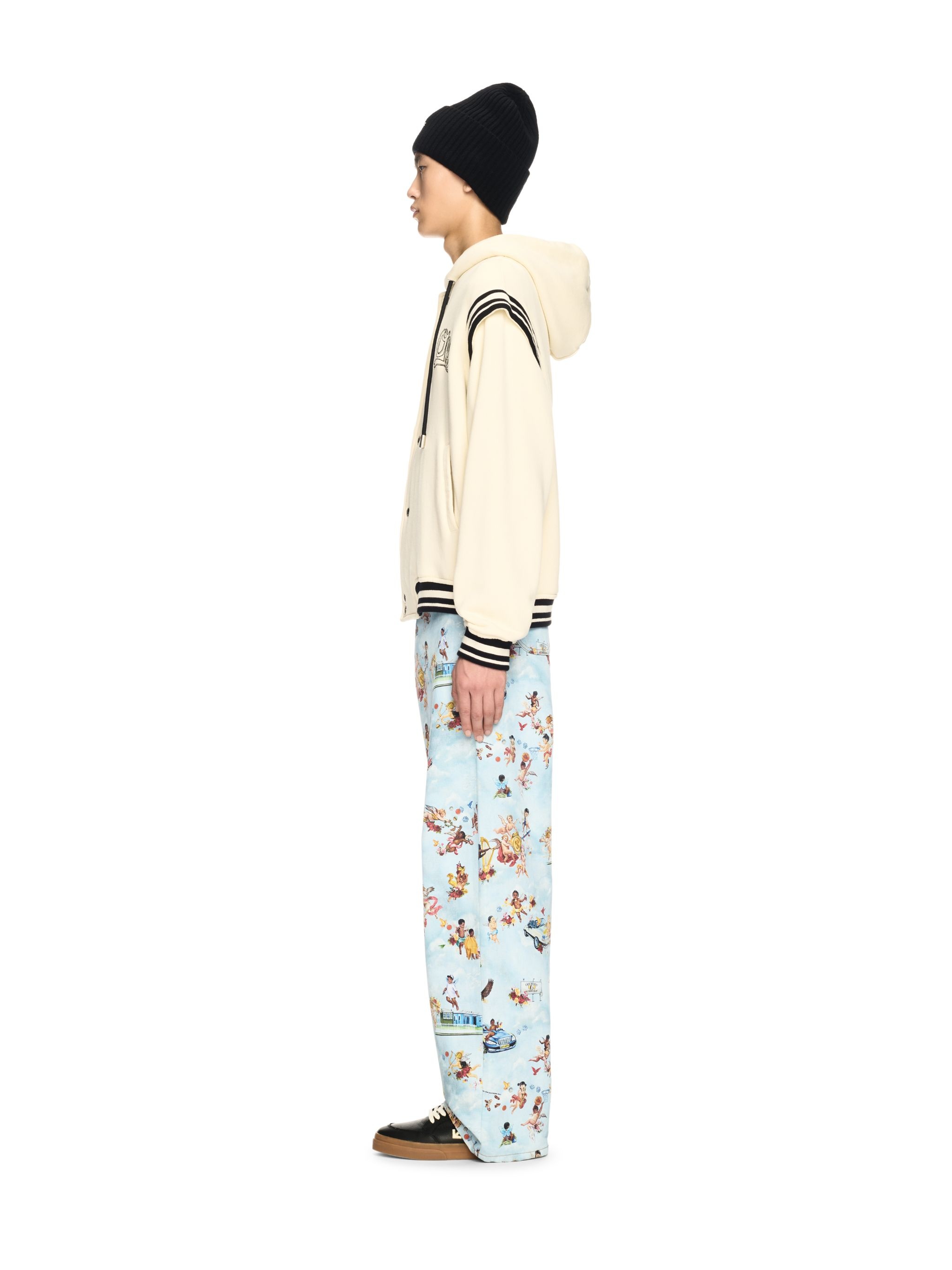 【関税込・国内発送】Off-White white fleece 00 varsity Off-White White Fleece 00 Varsity | REVERSIBLE
