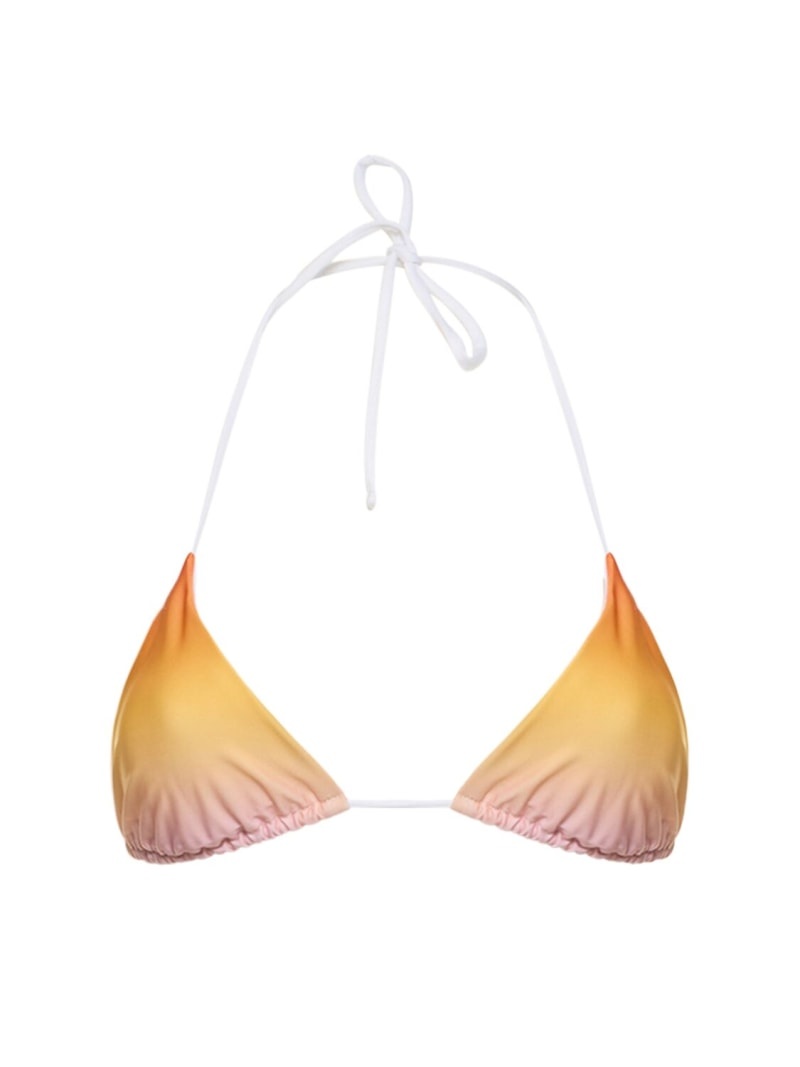 Faded triangle bikini top - 1