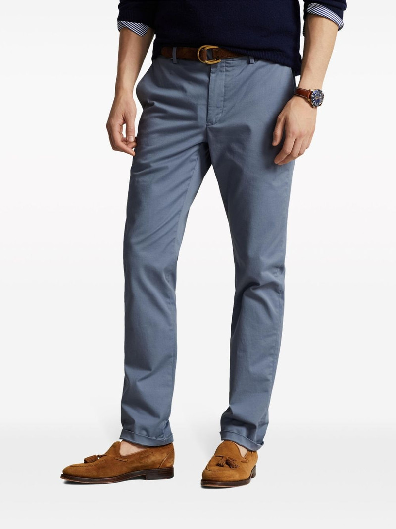 logo-tag twill straight-leg trousers 3