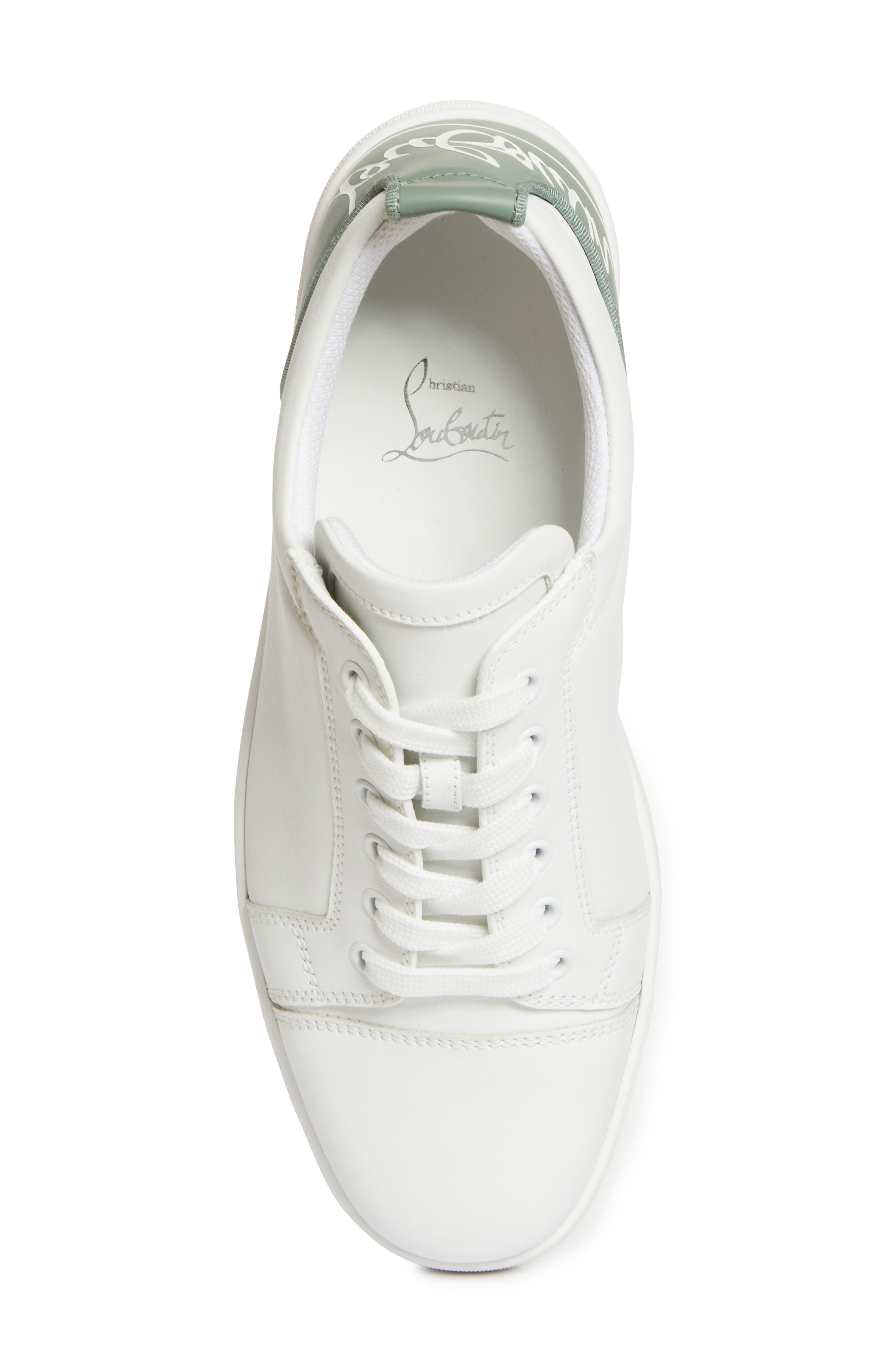 Christian Louboutin Fun Louis Sneaker in White/Manuka at Nordstrom - 5