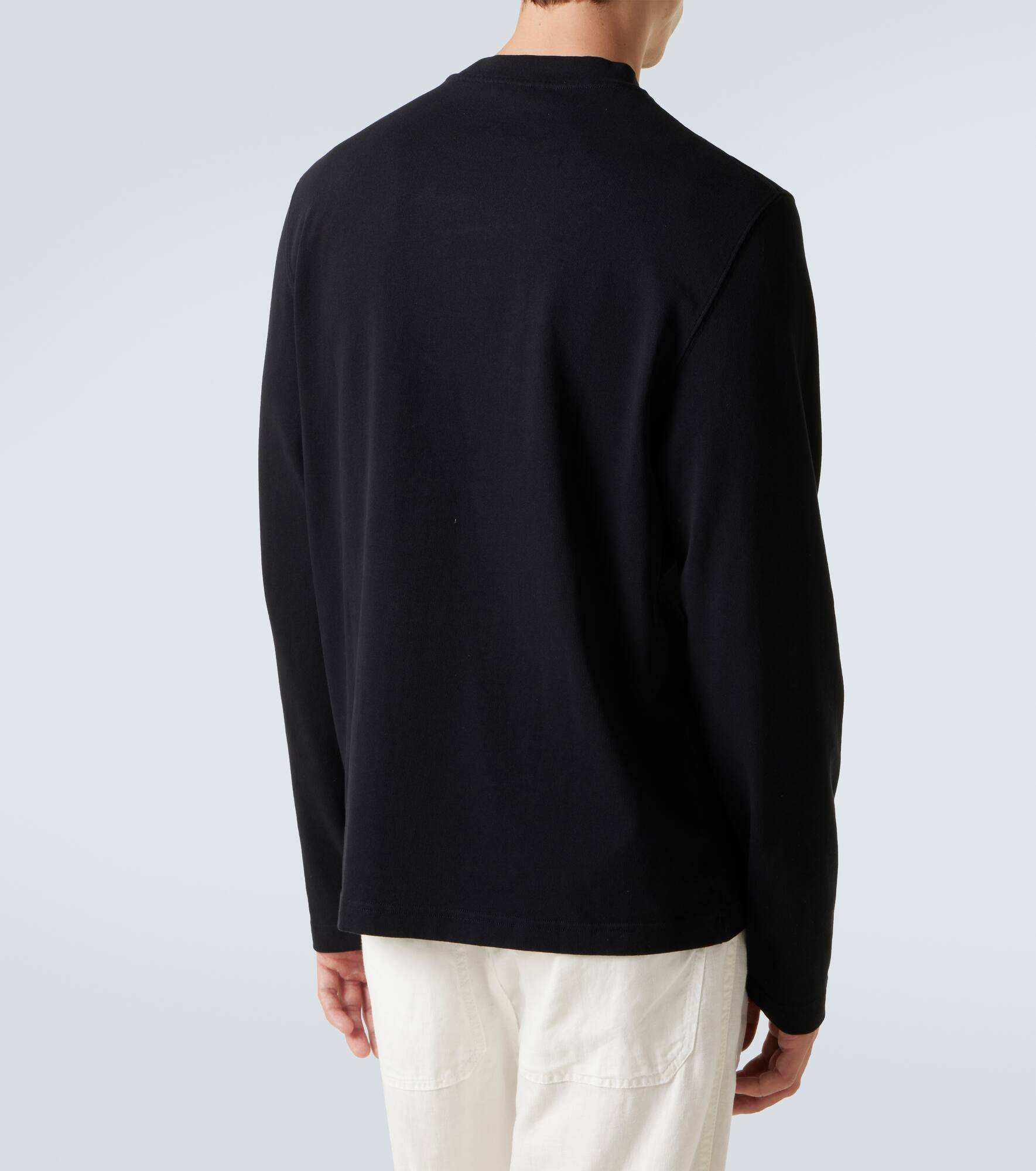 Gros Grain cotton fleece T-shirt - 4