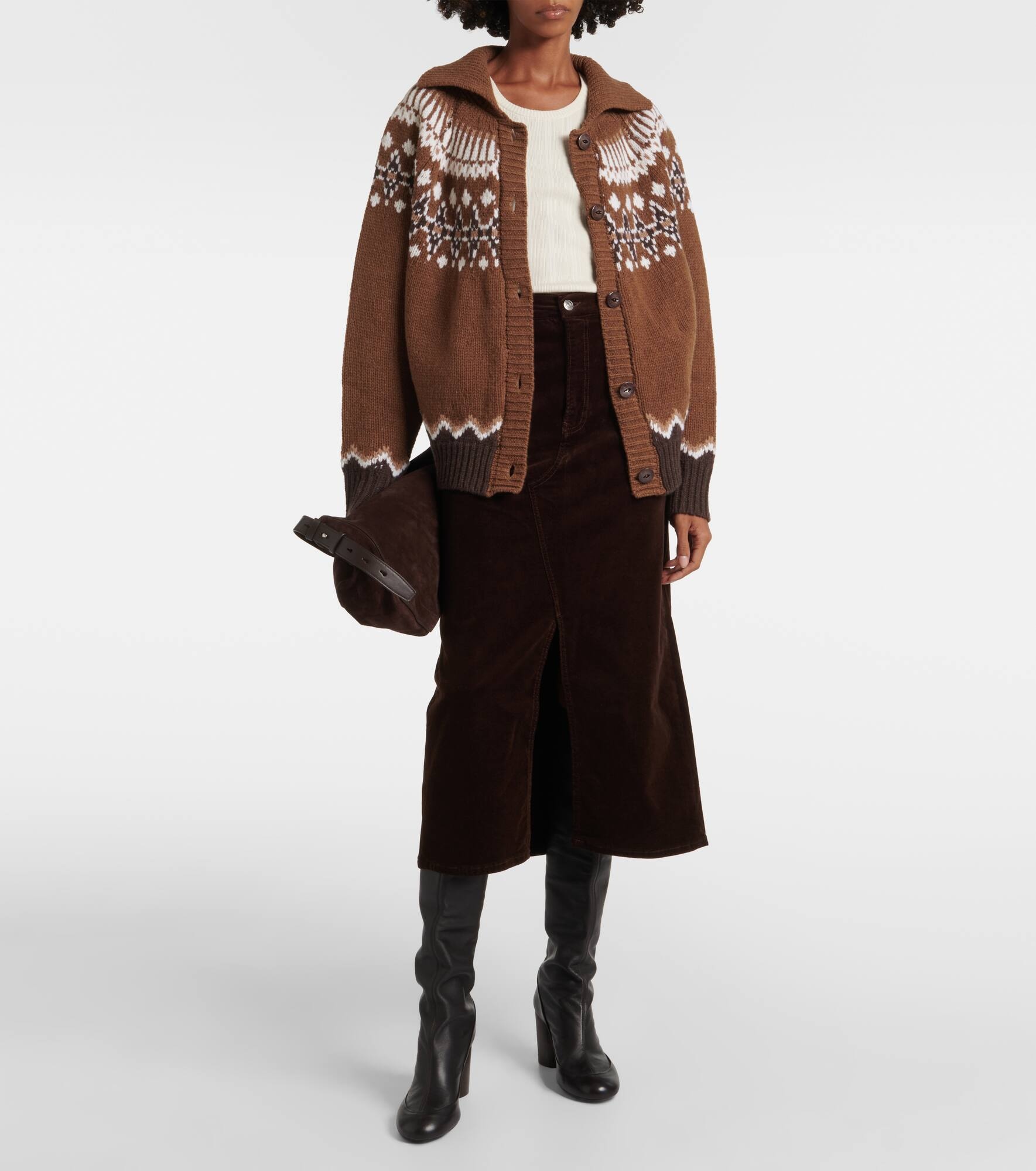 The Cord corduroy midi skirt - 2