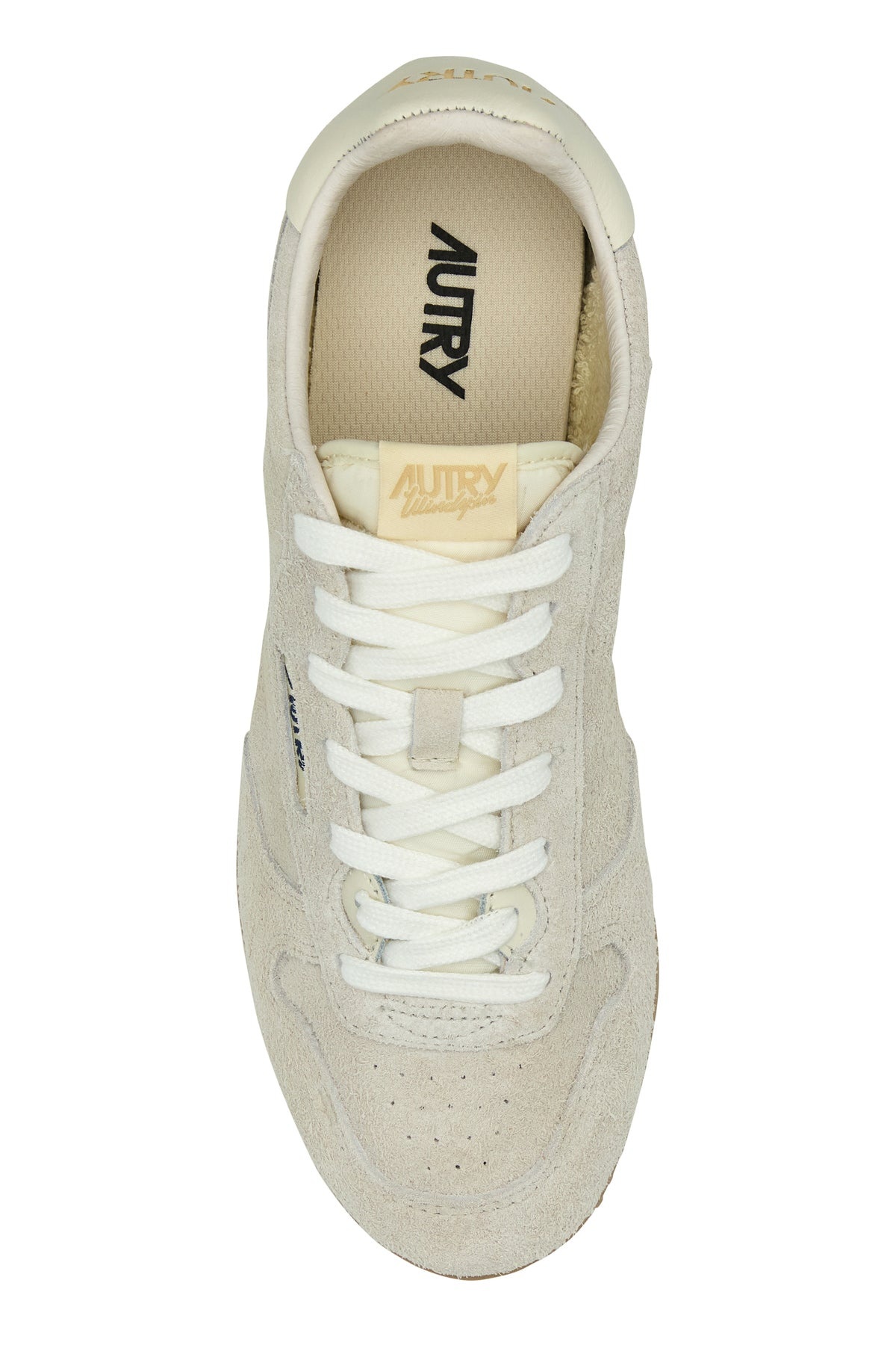 Light grey suede Windspin sneakers - 4