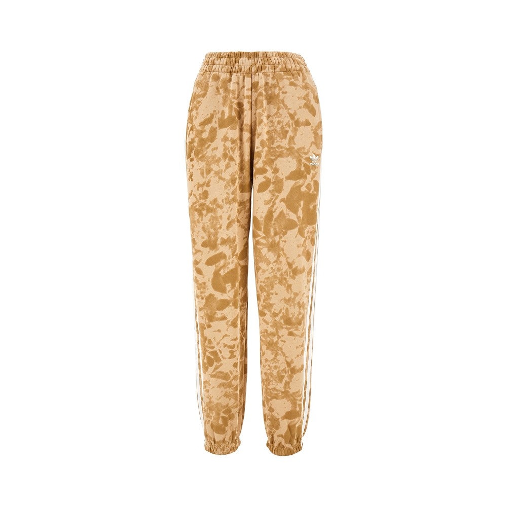 STAINED EFFECT COTTON SWEATPANTS - 1