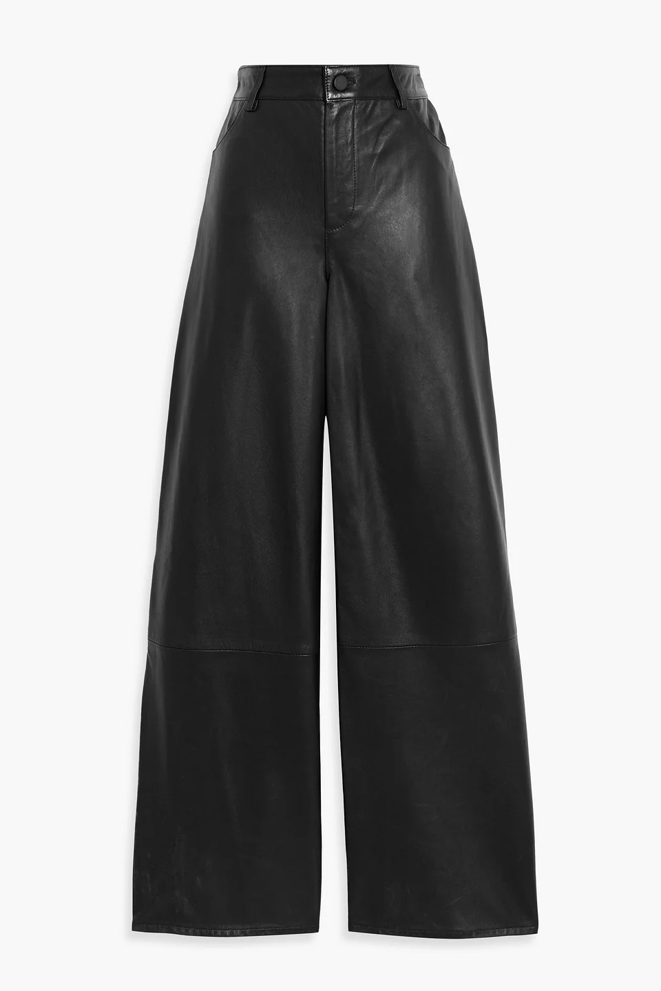 Figari leather wide-leg pants - 1