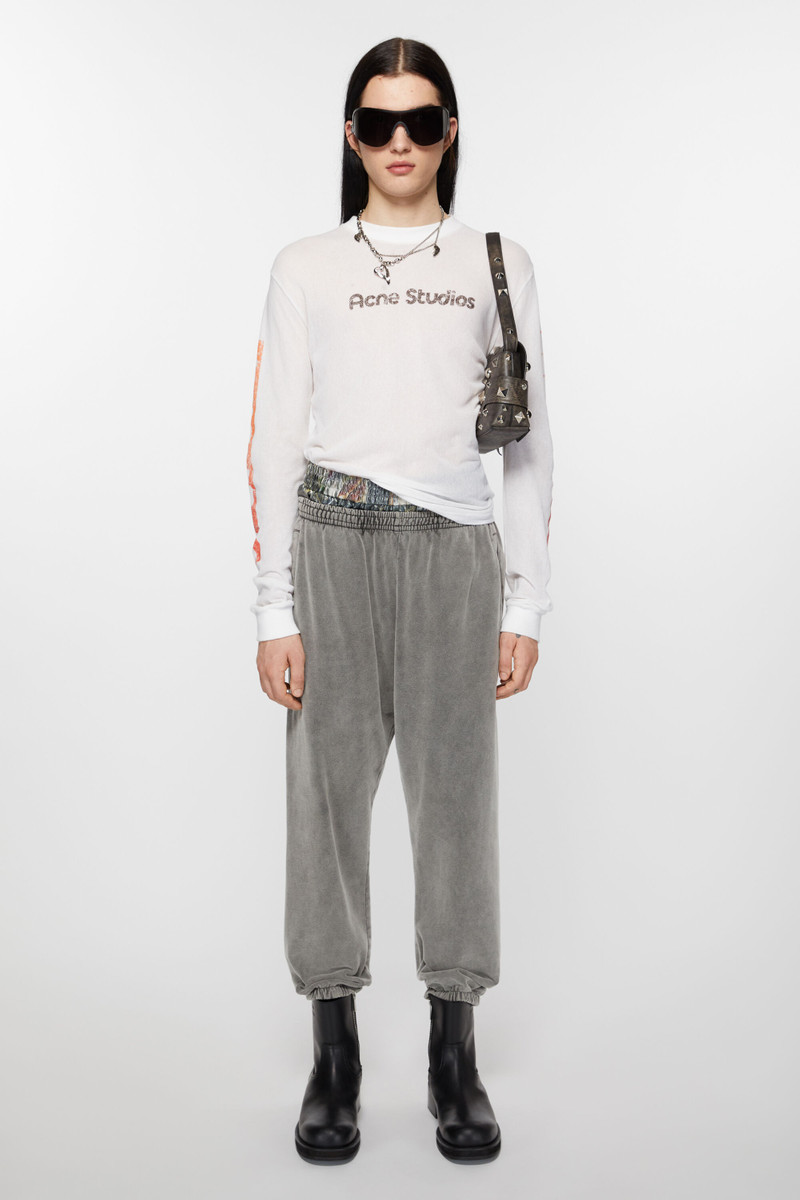 Acne Studios Cotton sweatpants - Faded black outlook
