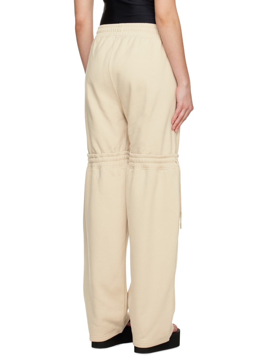 Beige Hybrid Lounge Pants - 3